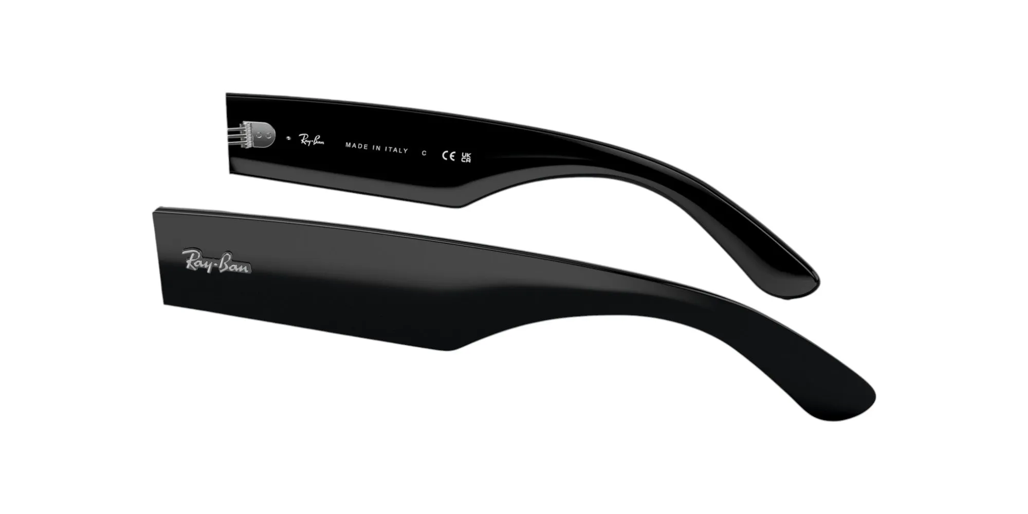 Ray - Ban Ray - Ban Aste di ricambio Ray-Ban RB0840S Mega wayfarer Aste di ricambio Propionato Nero