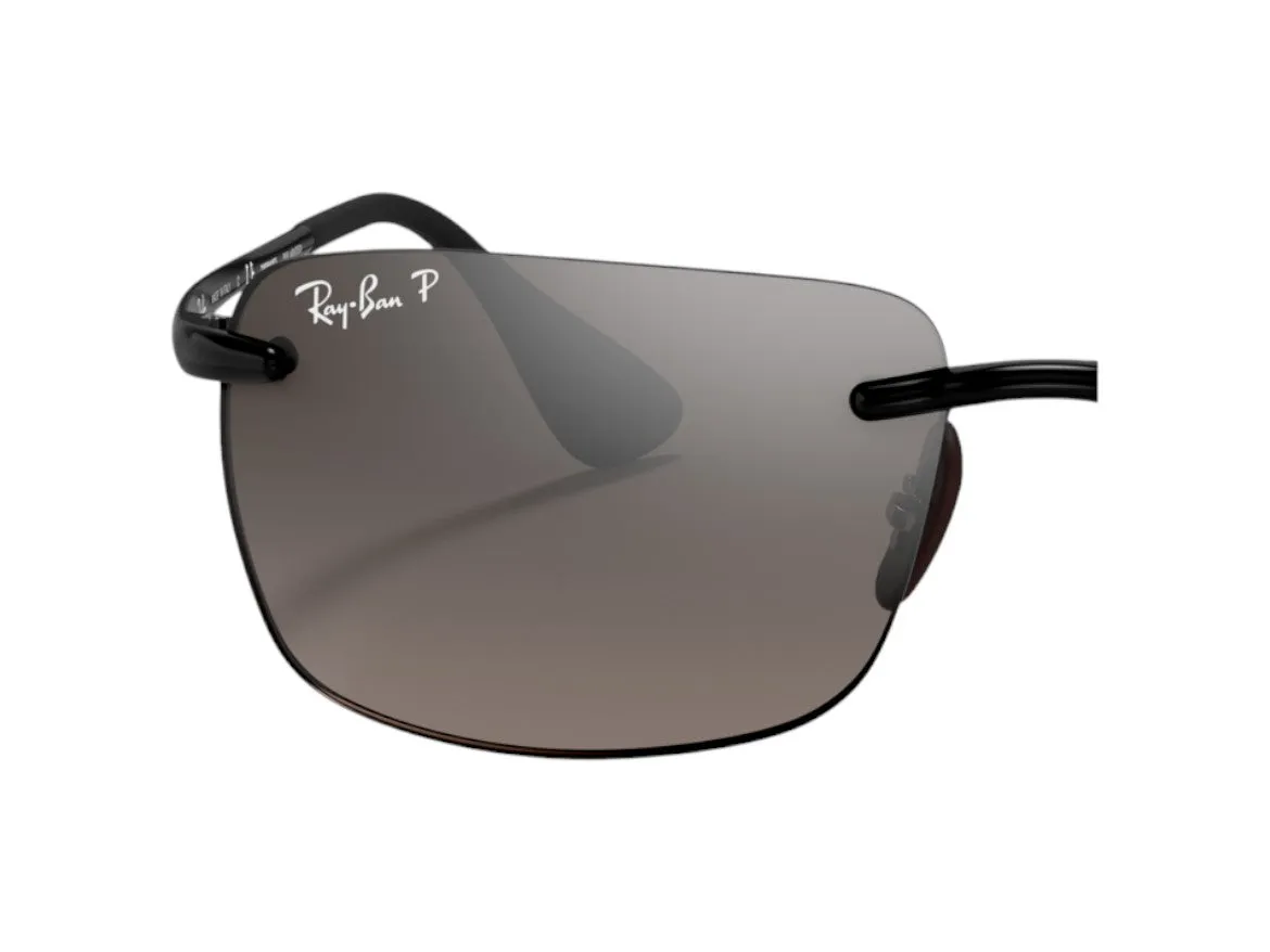 Ray - Ban Coppia di Lenti di ricambio Ray-Ban RB4255 Lenti di ricambio Iniettato Argento Squadrata Polarizzata Specchiato