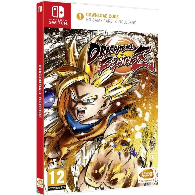 Codice Dragon Ball FighterZ in una scatola per Nintendo Switch