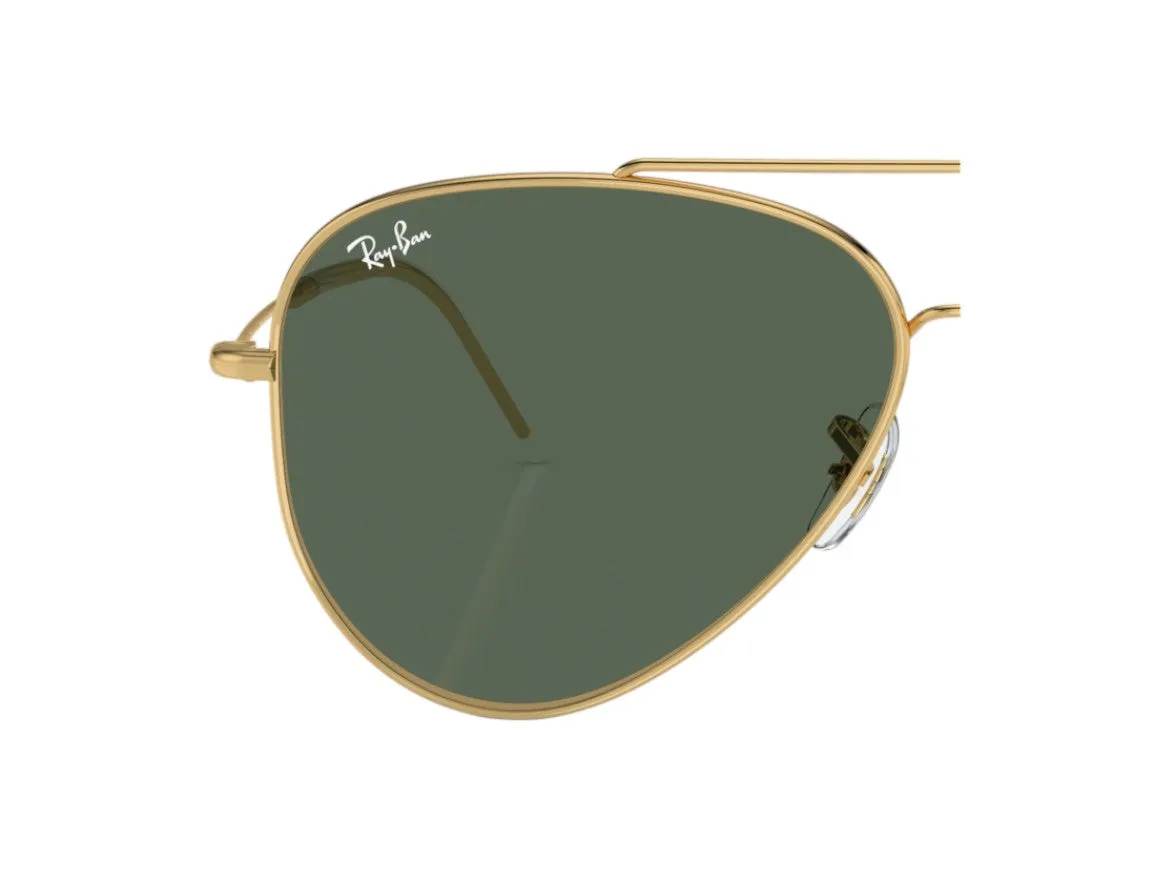 Ray - Ban Coppia di Lenti di ricambio Ray-Ban RBR0101S Aviator reverse Lenti di ricambio Metallo Marrone Pilot Polarizzata