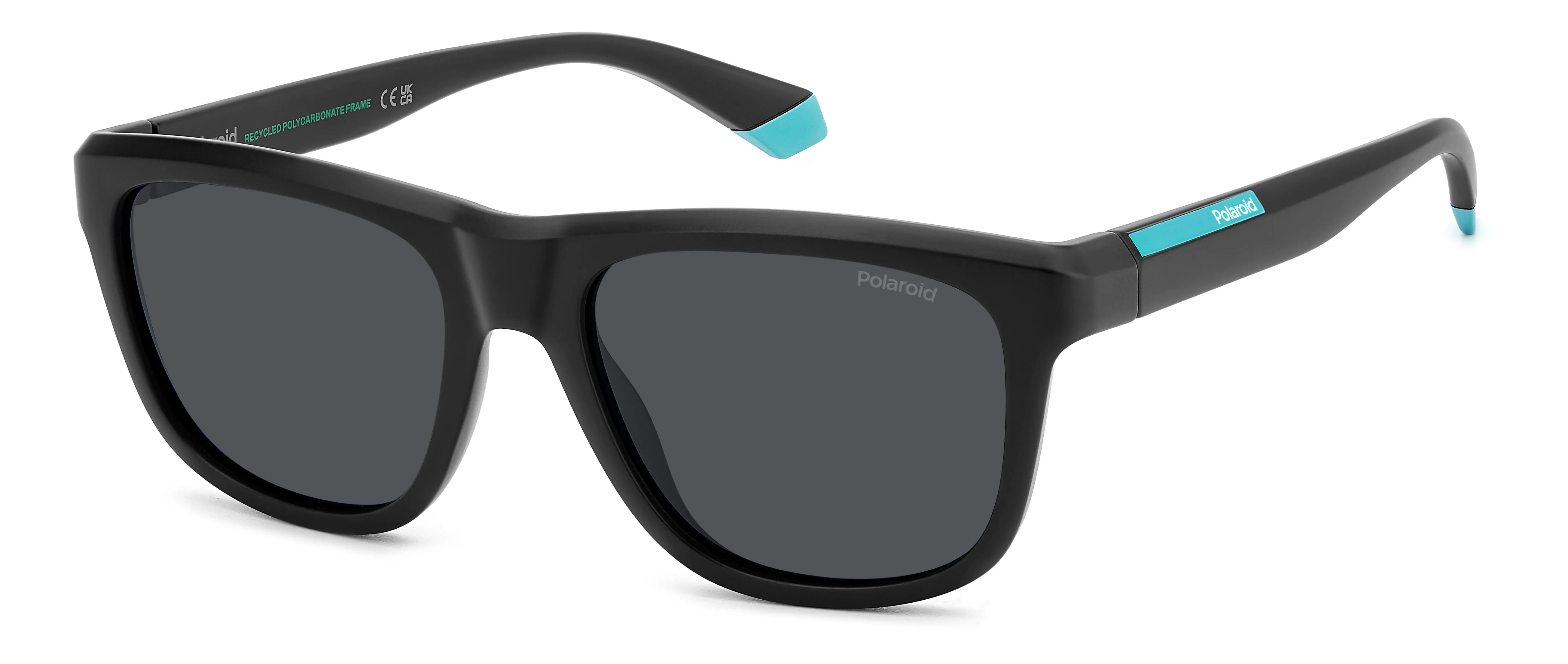 Polaroid PLD 2163/S 003/M9 Occhiali da sole Policarbonato Nero Grigio Squadrata Polarizzata