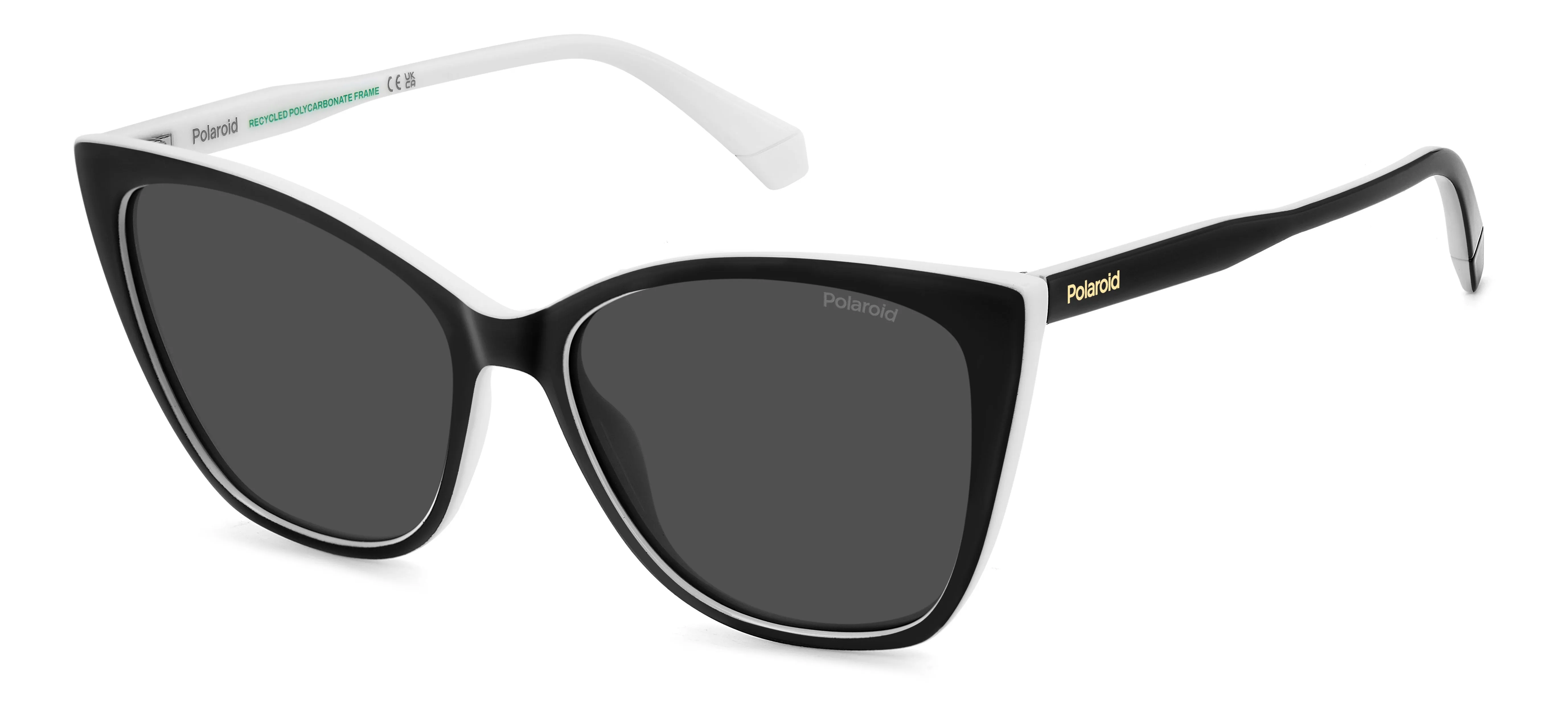 Polaroid PLD 4181/S 80S/M9 Occhiali da sole Policarbonato Nero Grigio Squadrata Polarizzata