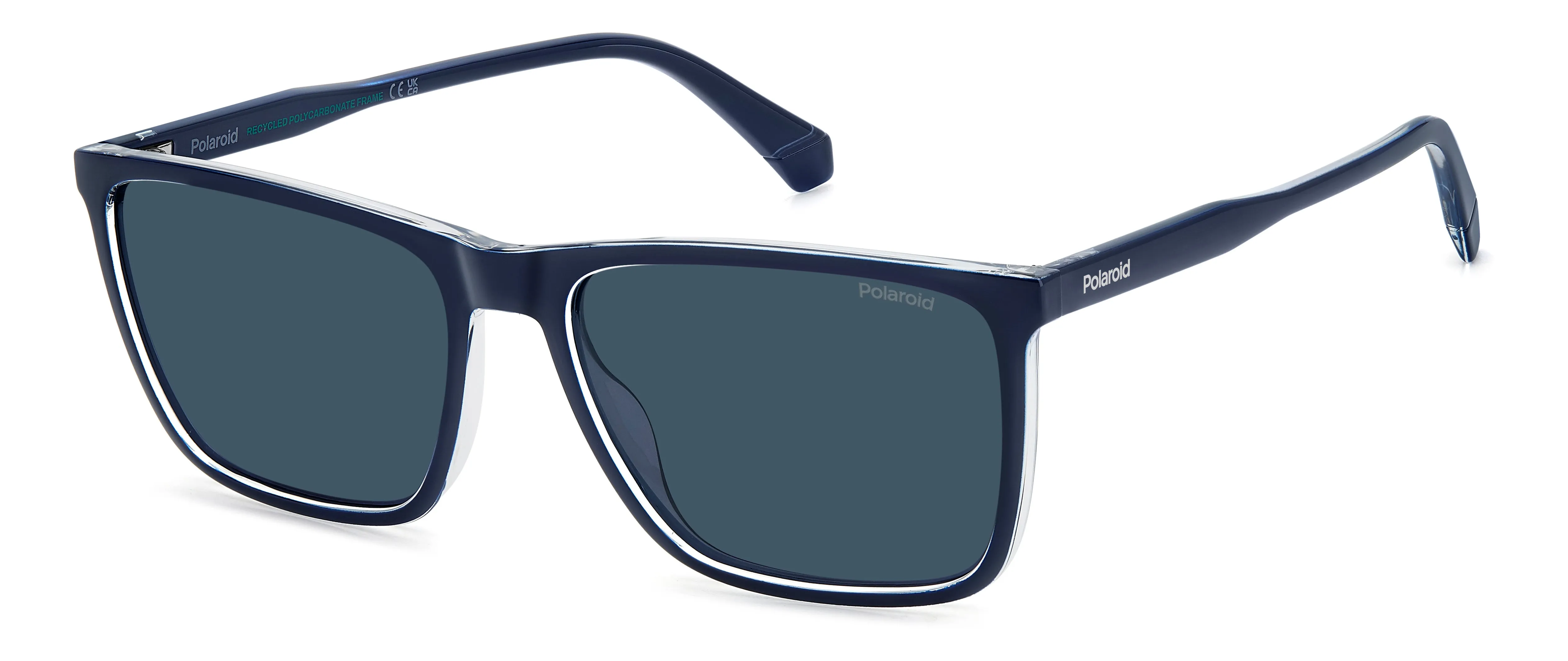 Polaroid PLD 4180/S OXZ/C3 Occhiali da sole Policarbonato Blu Blu Squadrata Polarizzata