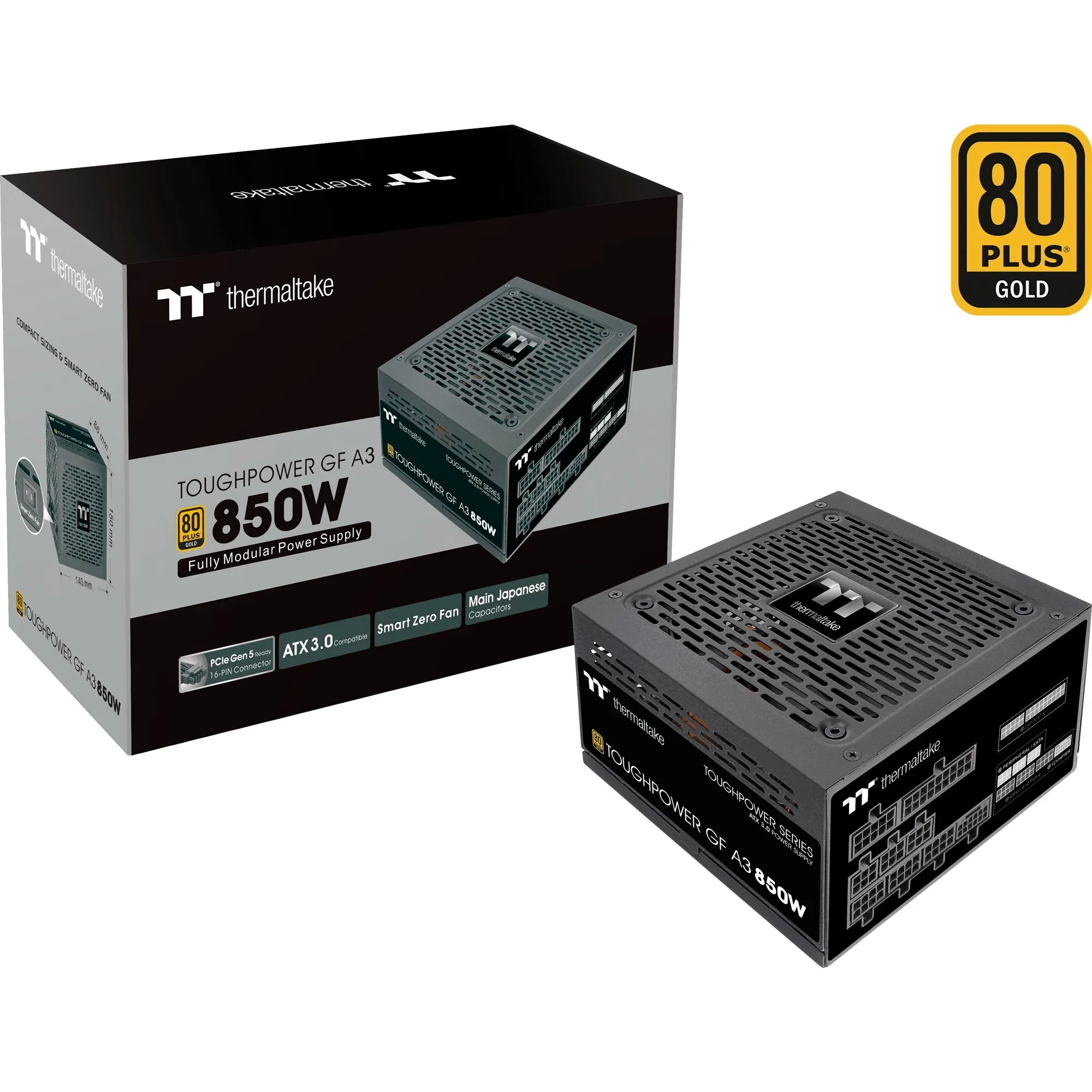 TOUGHPOWER GF A3 Gold 850W - TT Premium Edition, Alimentatore PC