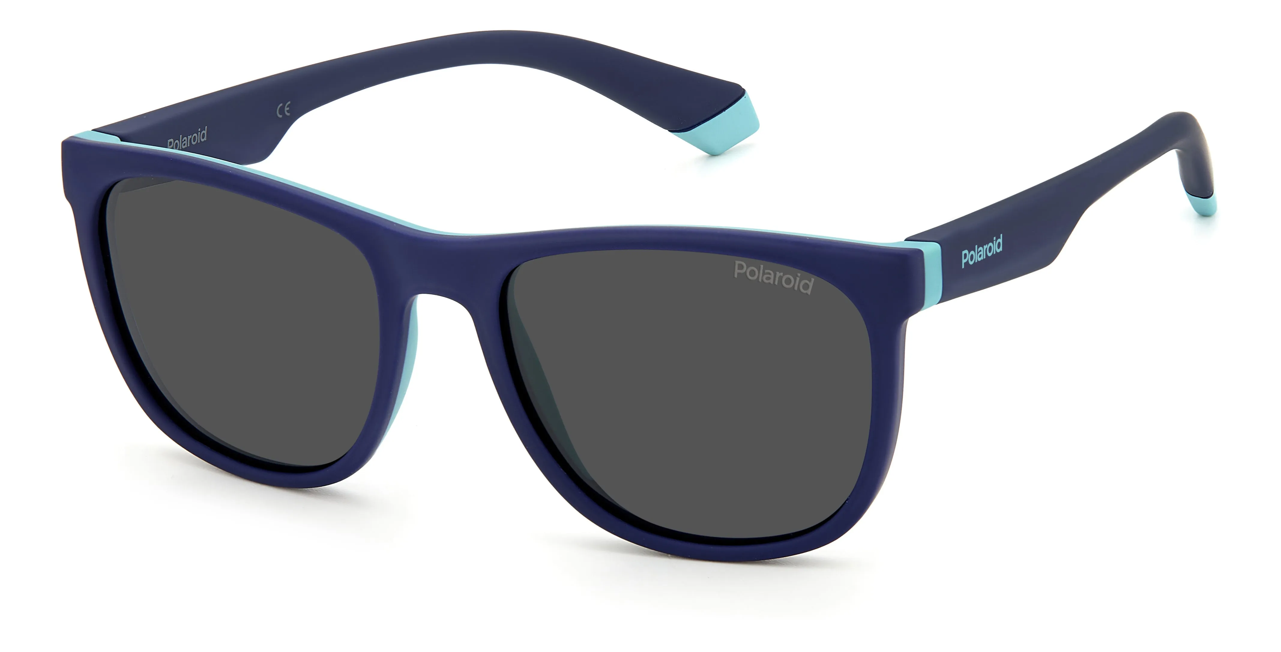 Polaroid PLD 8049/S ZX9/M9 Occhiali da sole bambino Plastica Blu Grigio Squadrata