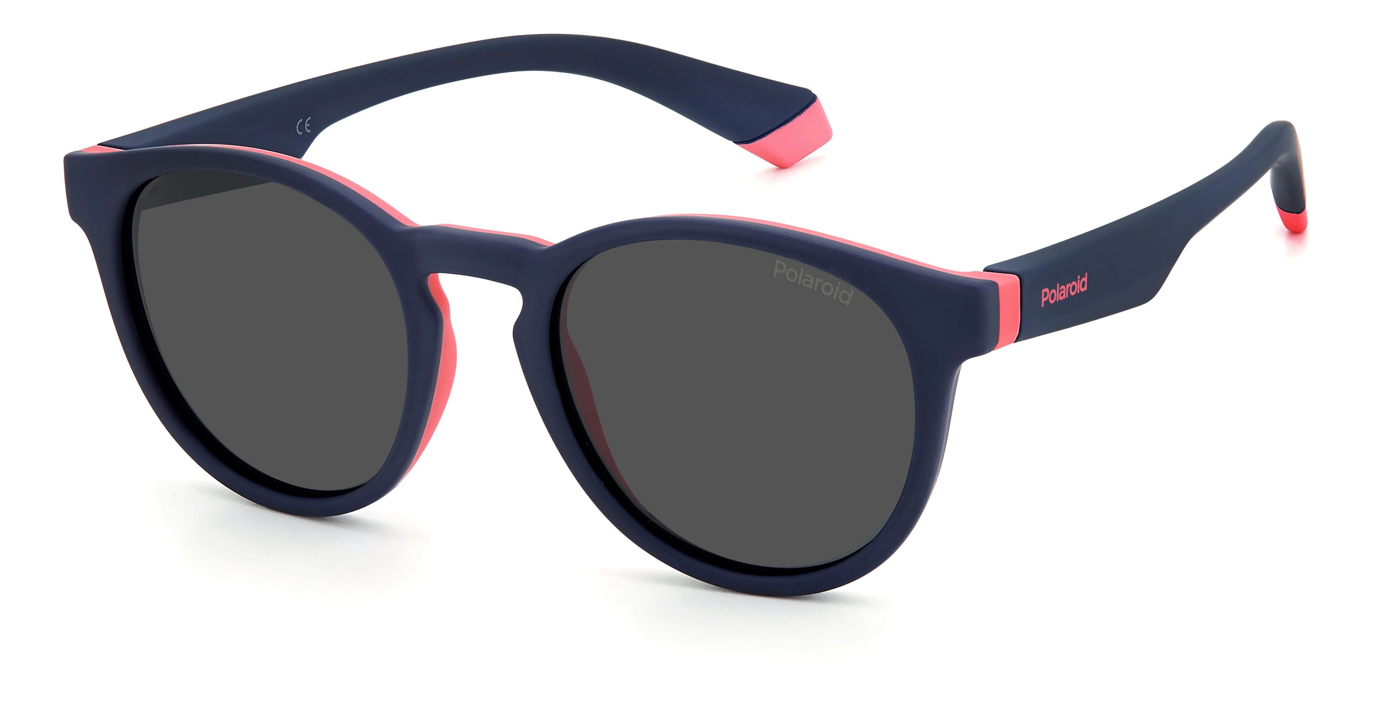 Polaroid PLD 8048/S BR0/M9 Occhiali da sole bambino Plastica Blu/Rosa Grigio Rotonda