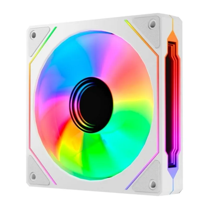 Raffreddamento ad aria ARGB Abysm 120mm ARCLIGHT 3.0 White PWM ventola bianca RGB silenziosa 52.5 CFM 25.6 dBA