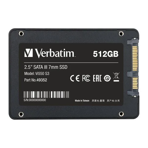 Verbatim VI550 Internal Sata Iii 2.5 SSD 512GB 49352