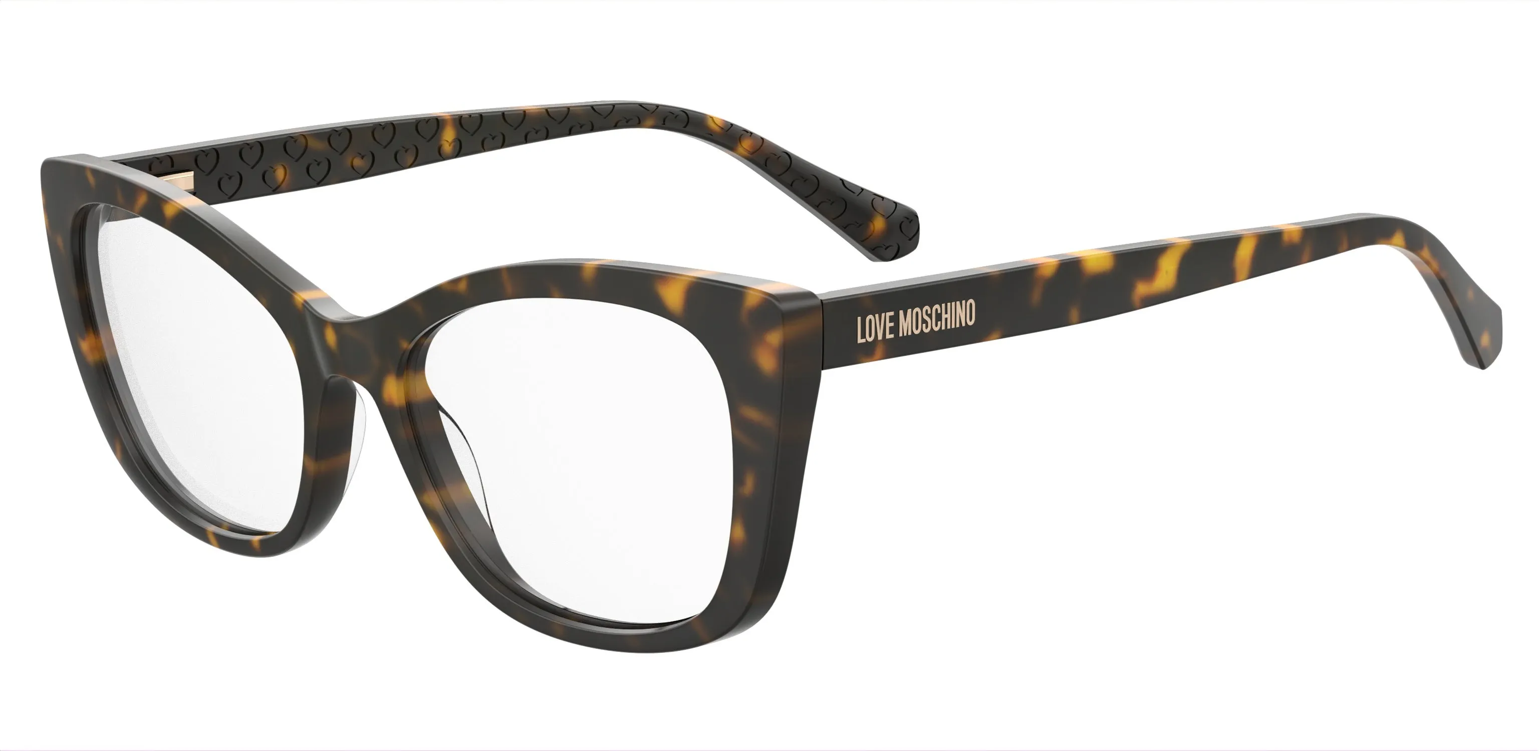 Moschino MOL644 086 Montature da vista Acetato Havana Squadrata Normale