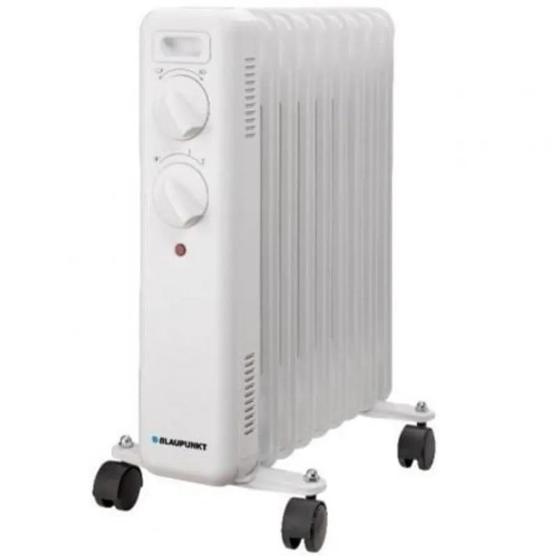Radiatore a Olio Blaupunkt BP1017 2000W 9 Elementi con Ruote Pivotanti