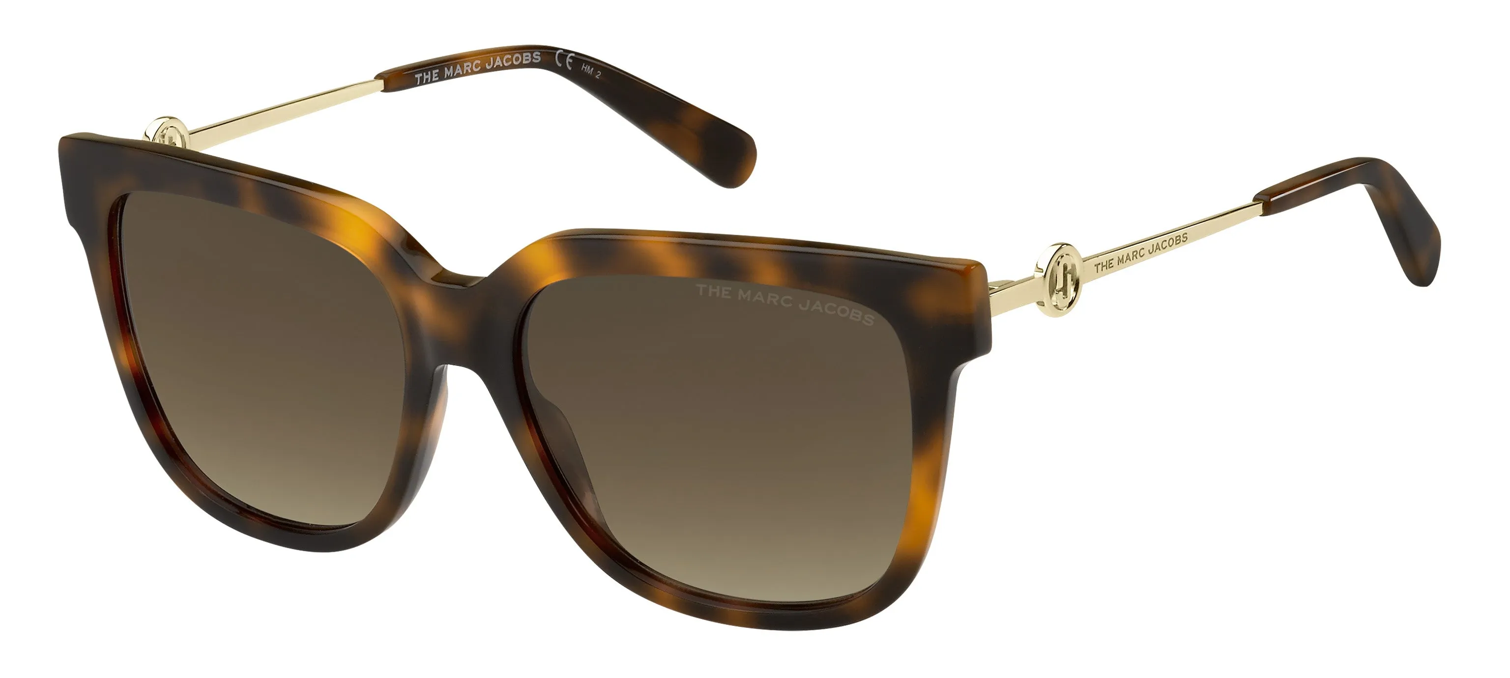 Marc Jacobs MARC 580/S 05L/HA Occhiali da sole Acetato Havana Marrone Squadrata Normale Sfumato