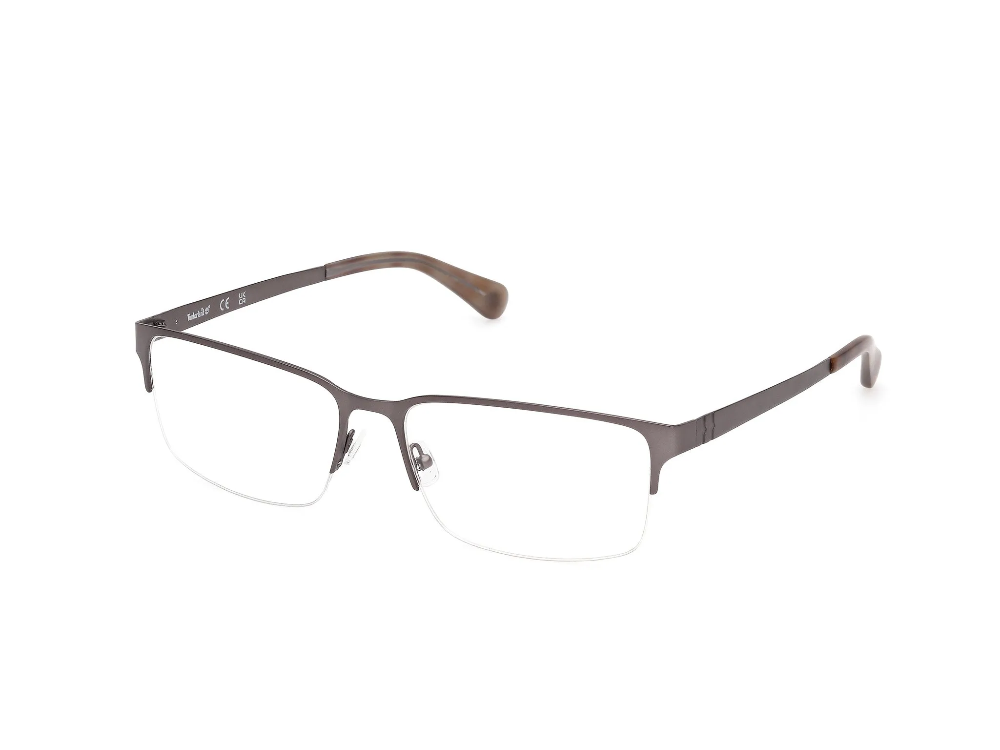 Timberland TB50037 7 Montature da vista Metallo Grigio Squadrata Normale