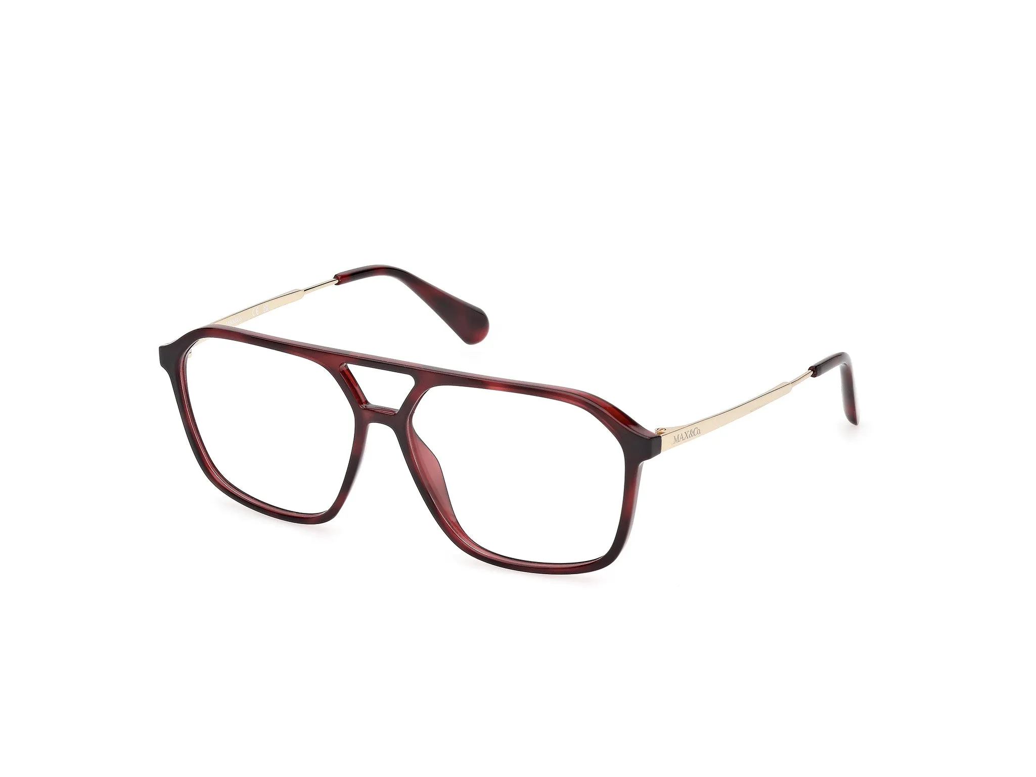 MAX&Co MO5172 55 Montature da vista Iniettato Havana Pilot Normale