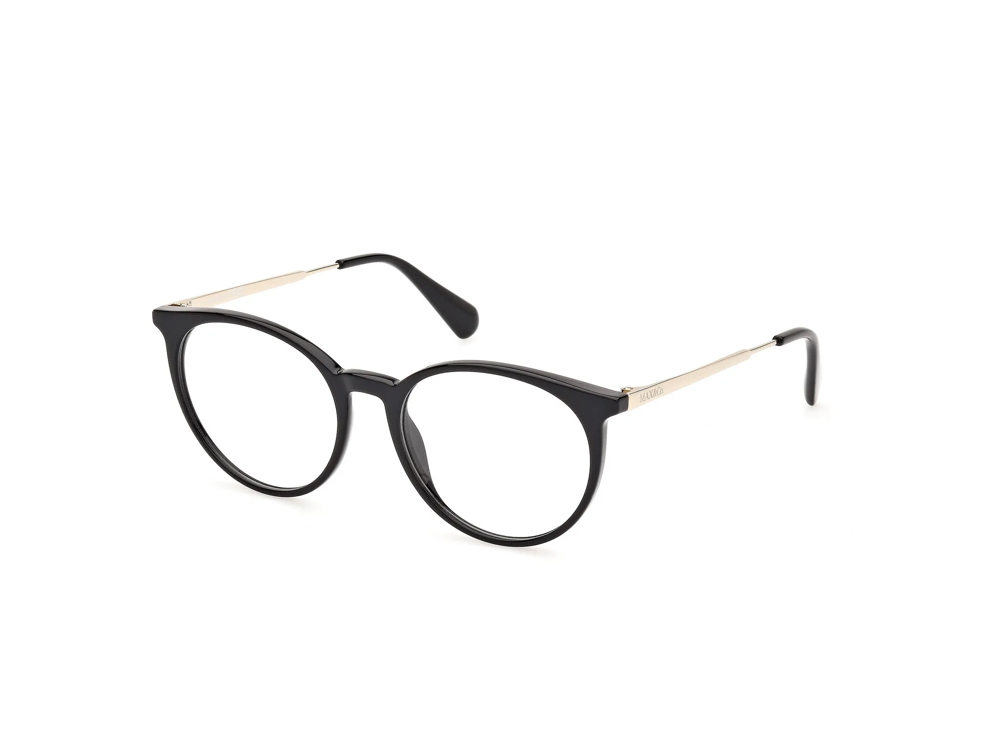 MAX&Co MO5145 1 Montature da vista Iniettato Nero Rotonda Normale