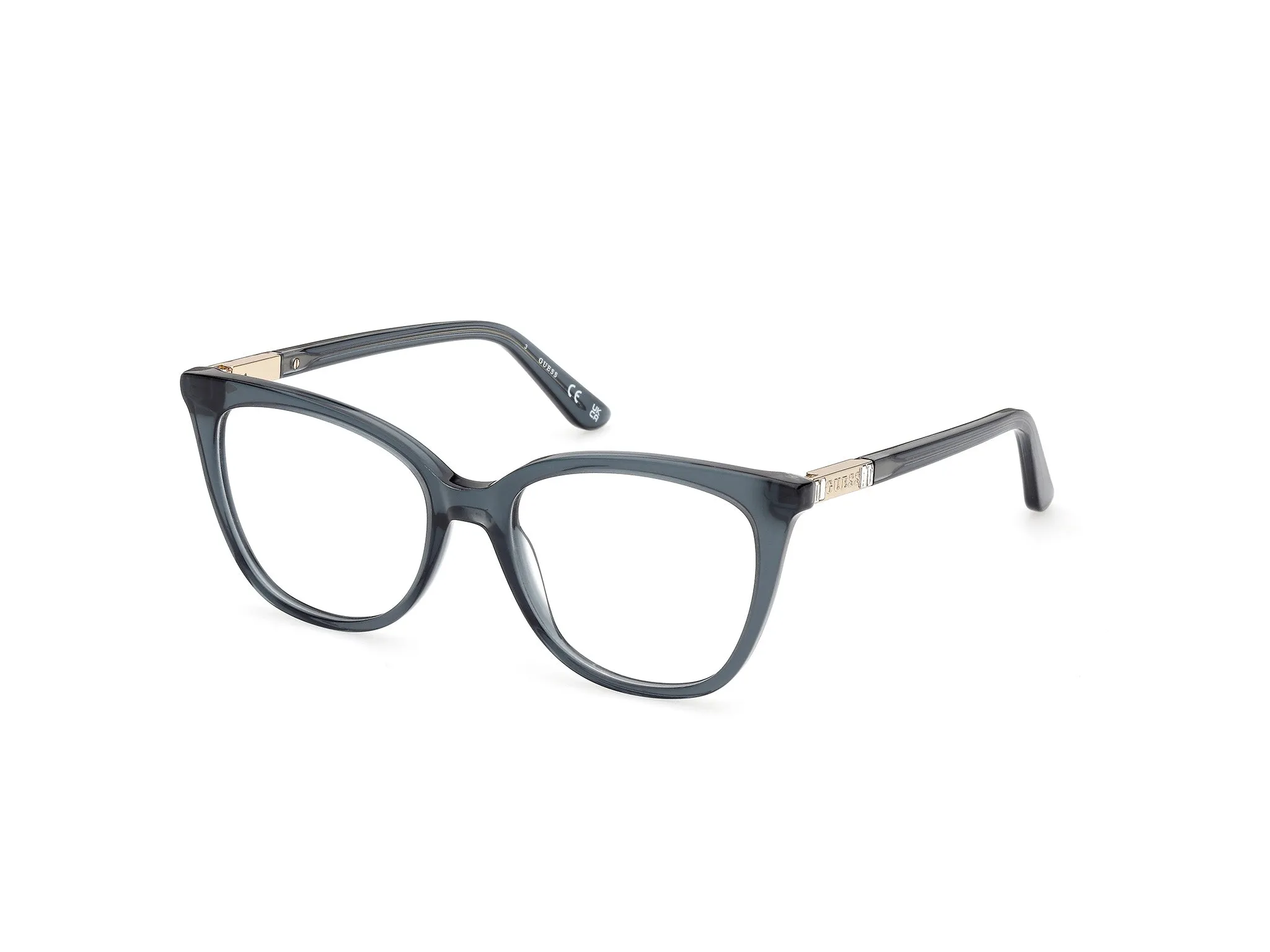 Guess GU50197 90 Montature da vista Acetato Blu Squadrata Normale