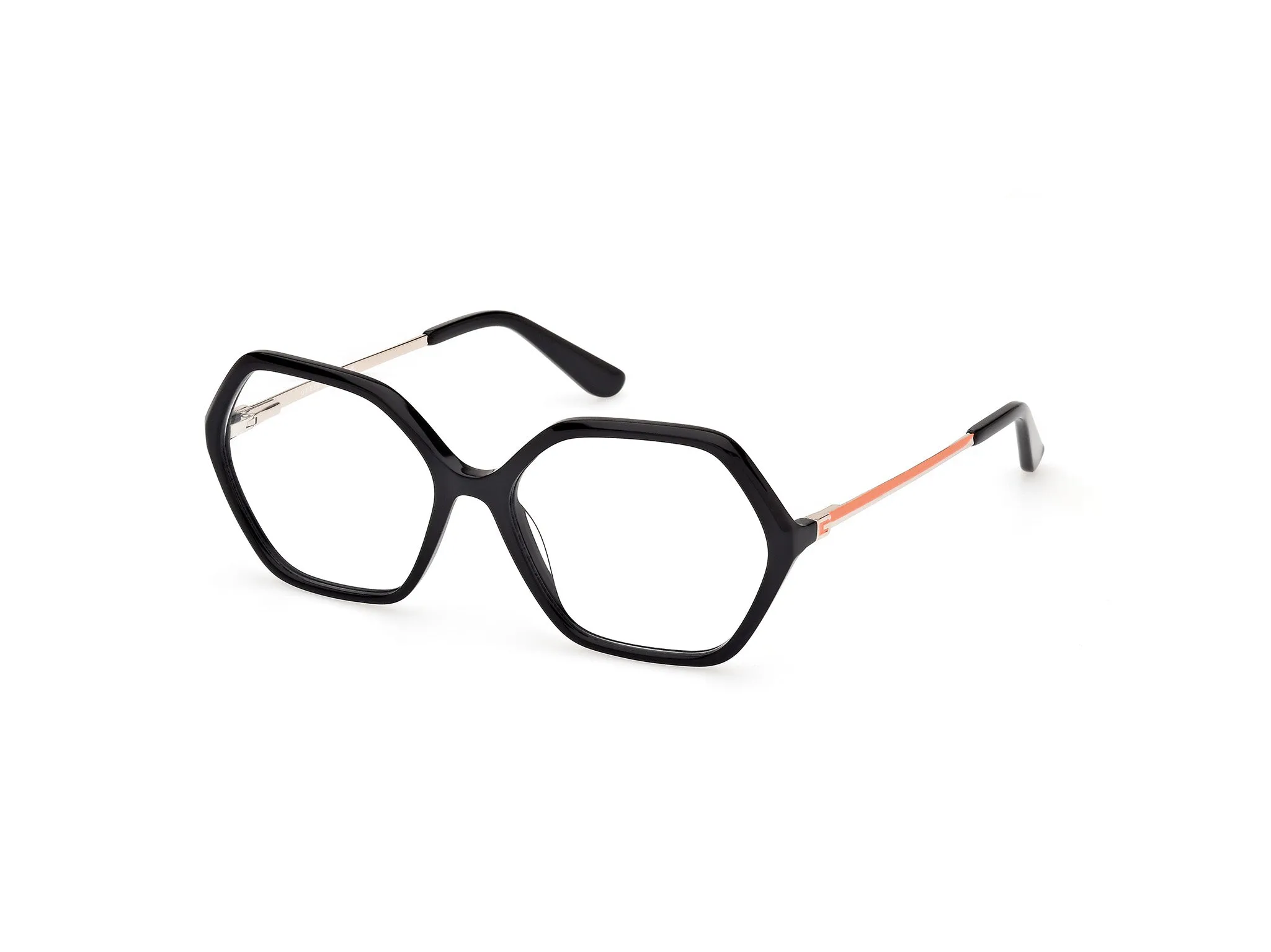 Guess GU50149 1 Montature da vista Acetato Nero Geometrica Normale