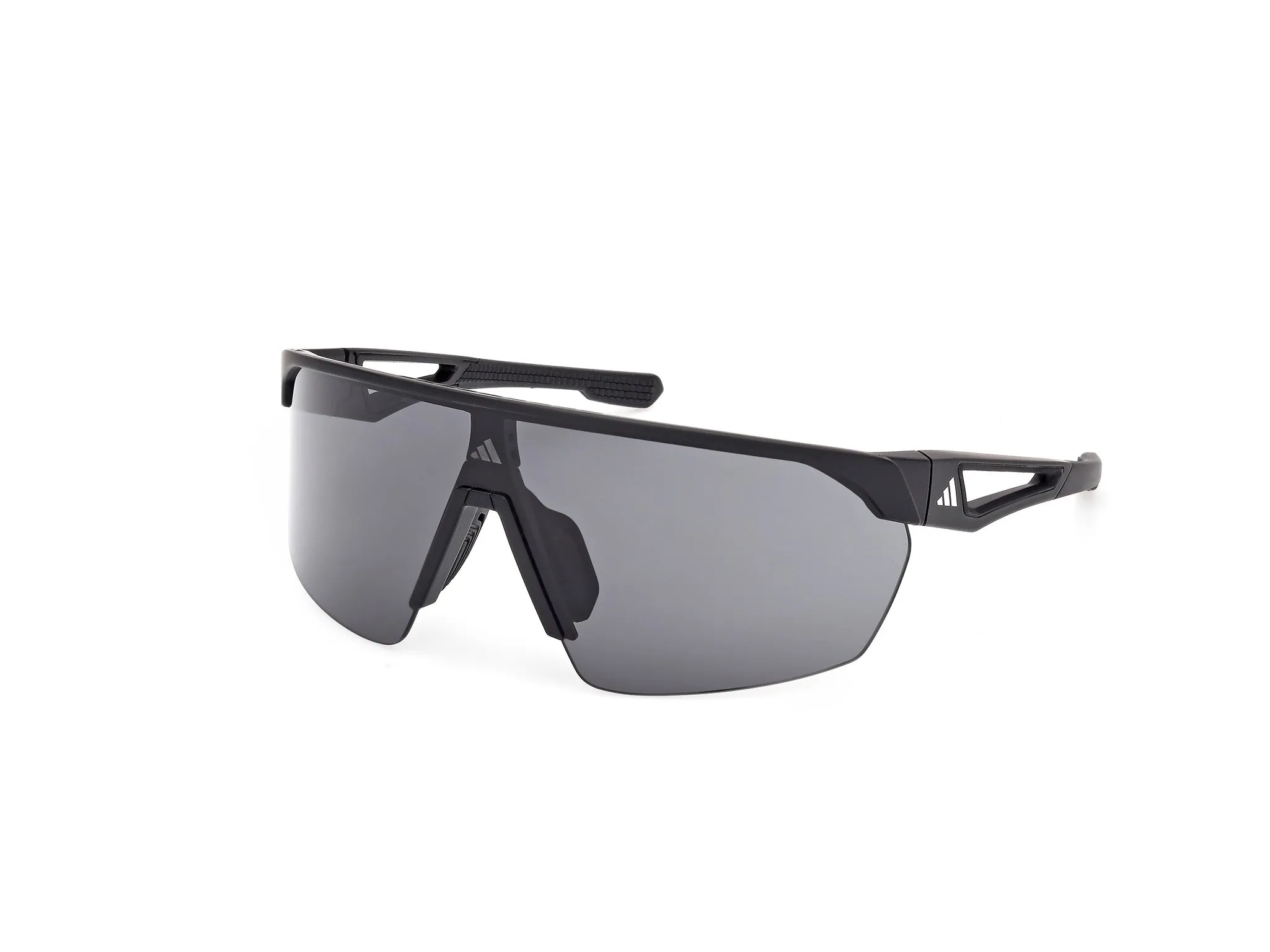 Adidas Sport SP0103 ANEMOS 02A Occhiali da sole Iniettato Nero Fumo Maschera Normale
