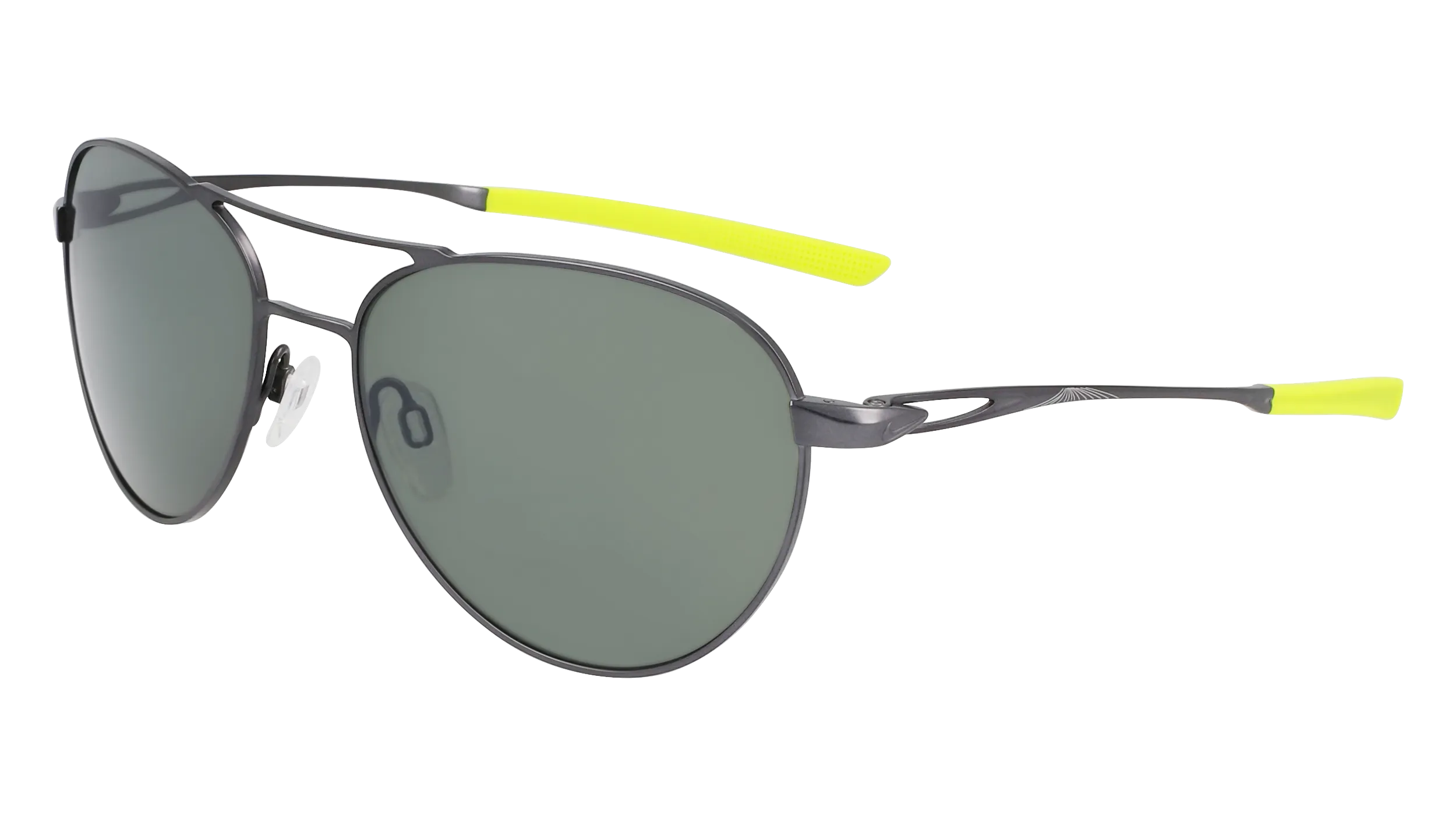 Nike NIKE ACE DRIVER I EV24041 907 Occhiali da sole Titanio Canna di fucile Pilot Normale