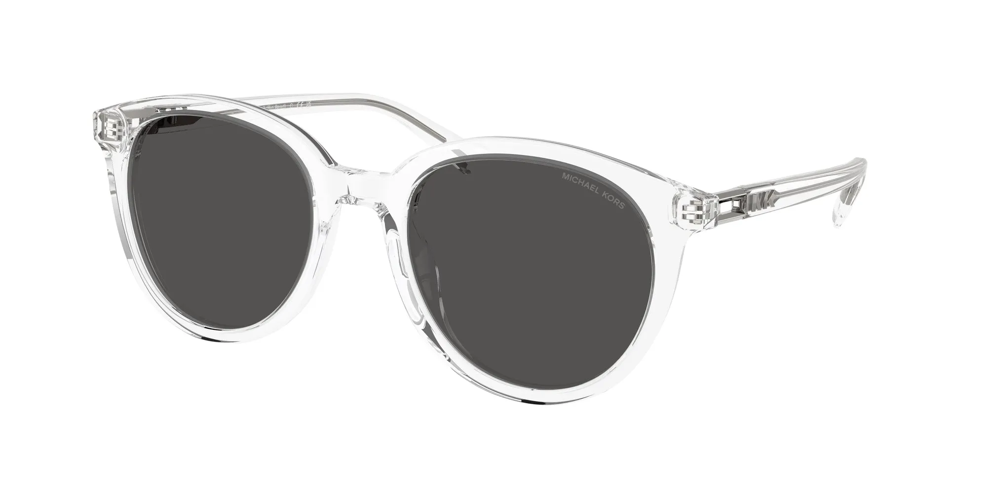 Michael Kors MK2227 BIG BEND 301587 Occhiali da sole Acetato Trasparente Grigio Rotonda Normale