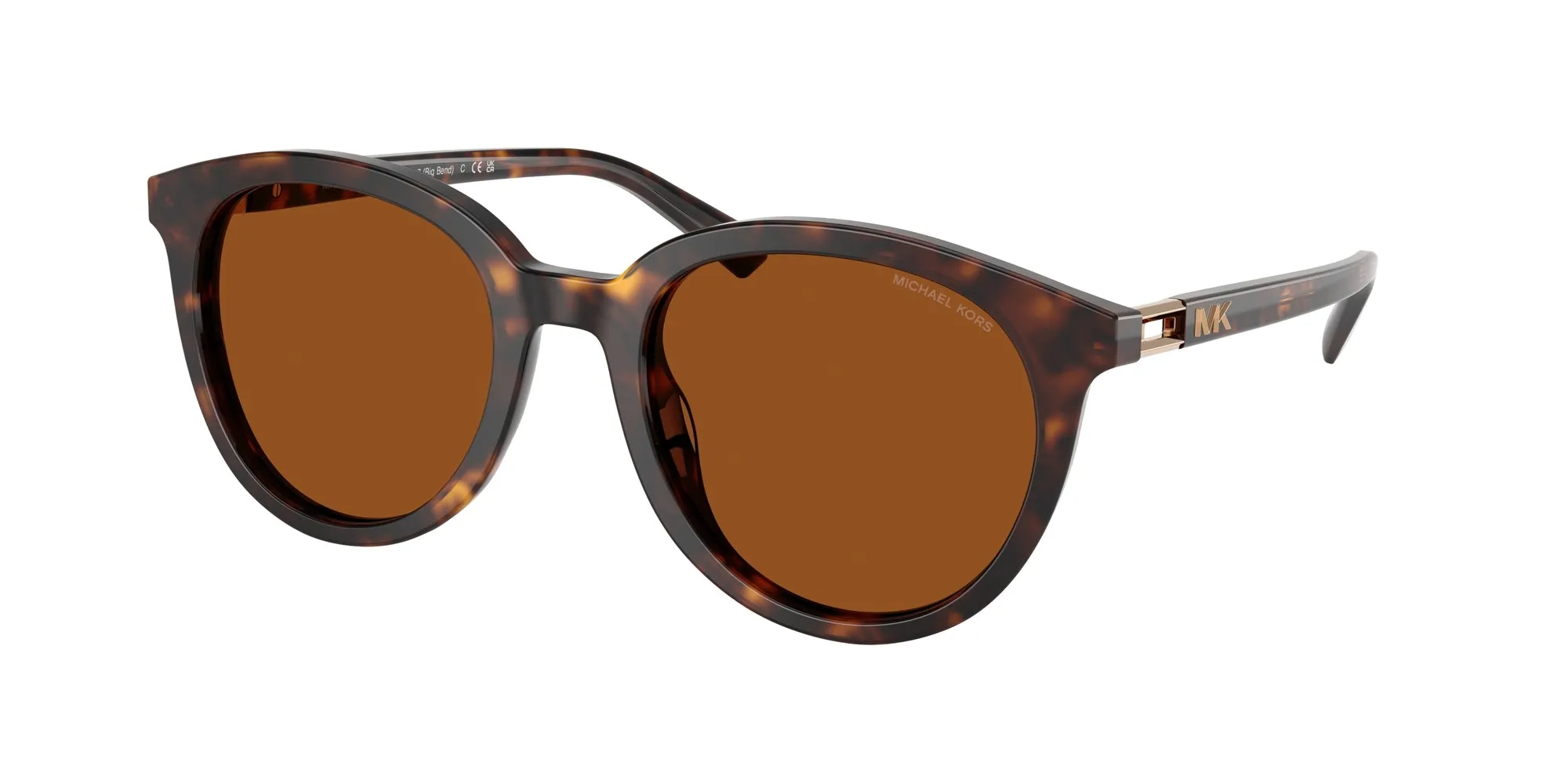 Michael Kors MK2227 BIG BEND 300673 Occhiali da sole Acetato Tartaruga Marrone Rotonda Normale