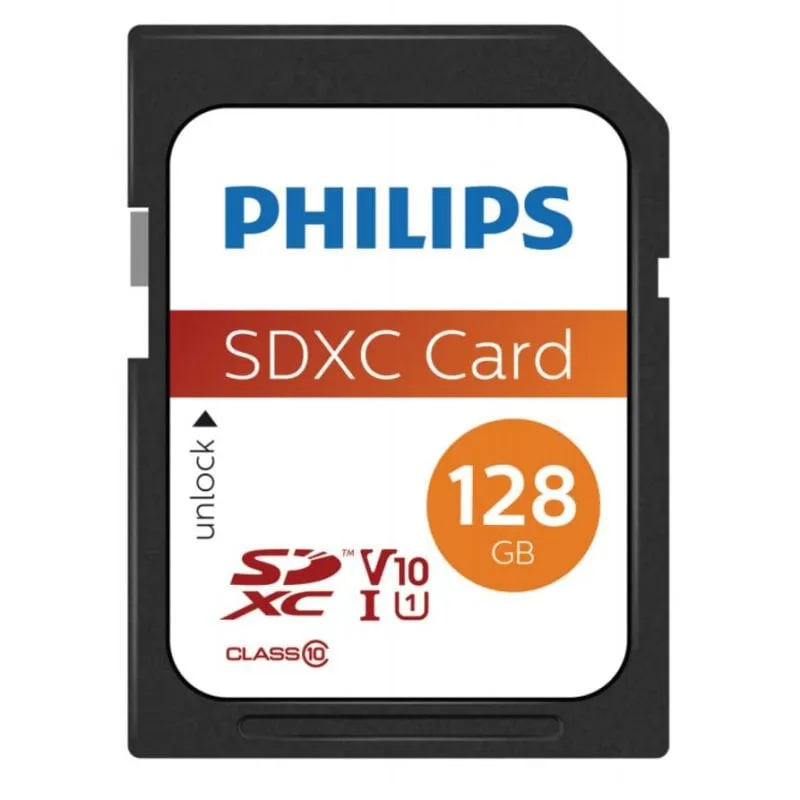 Scheda di memoria Philips FM12SD55B/00 128GB SDXC Classe 10 UHS-I 80MB/s