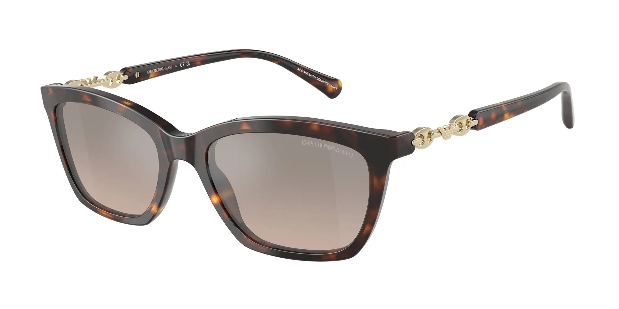 Emporio Armani EA4238 50266I Occhiali da sole Acetato Tartaruga Cat Eye Normale
