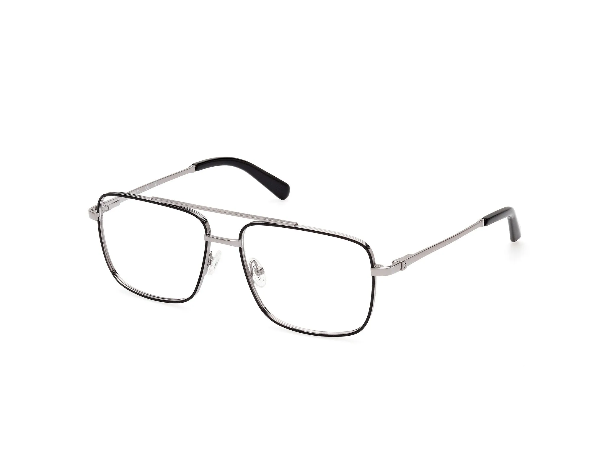 Guess GU50097 5 Montature da vista Metallo Nero Squadrata Normale