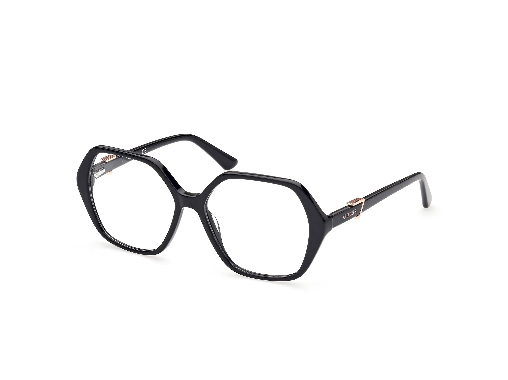 Guess GU2875 1 Montature da vista Acetato Nero Geometrica Normale
