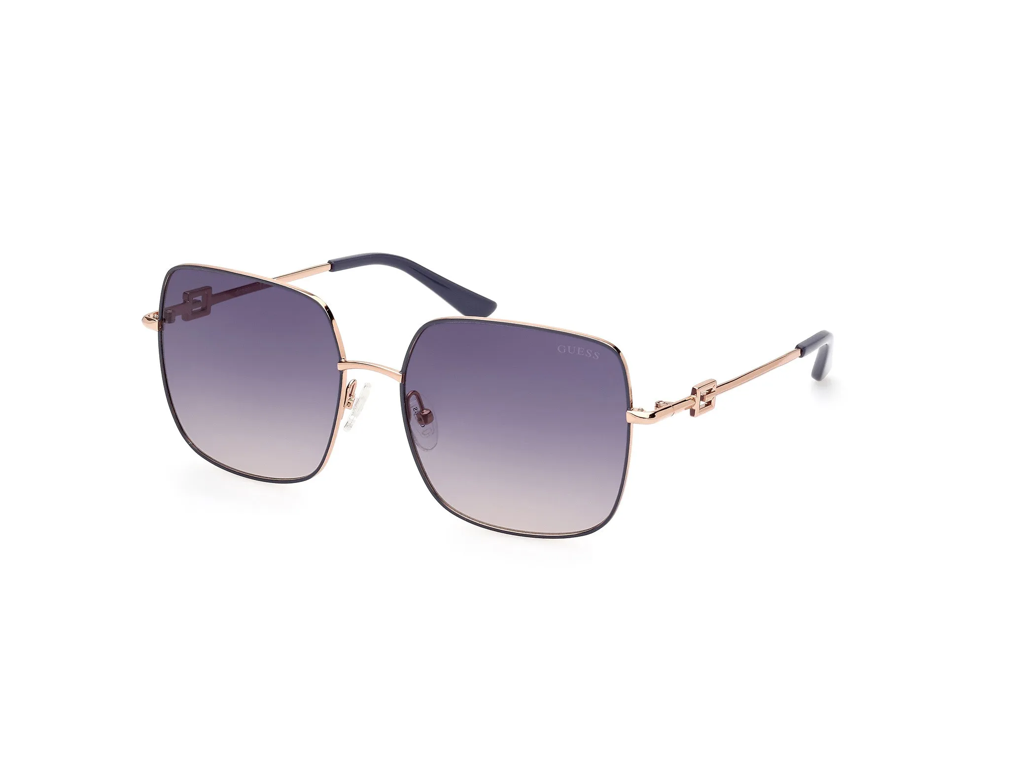 Guess GU7906-H 20B Occhiali da sole Metallo Grigio Fumo Squadrata Normale Sfumato
