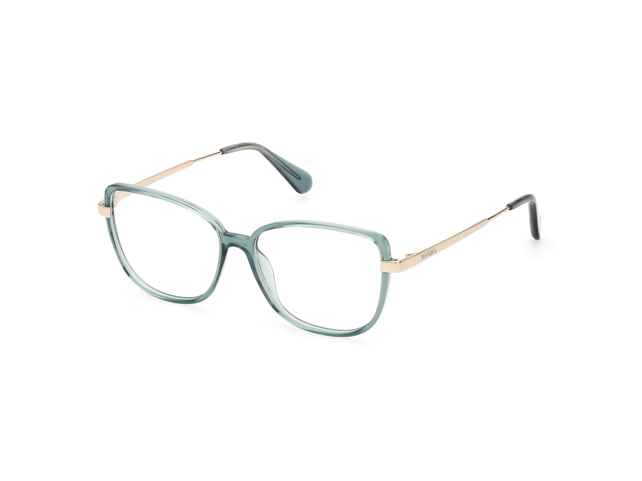 MAX&Co MO5102 96 Montature da vista Iniettato Verde Cat Eye Normale