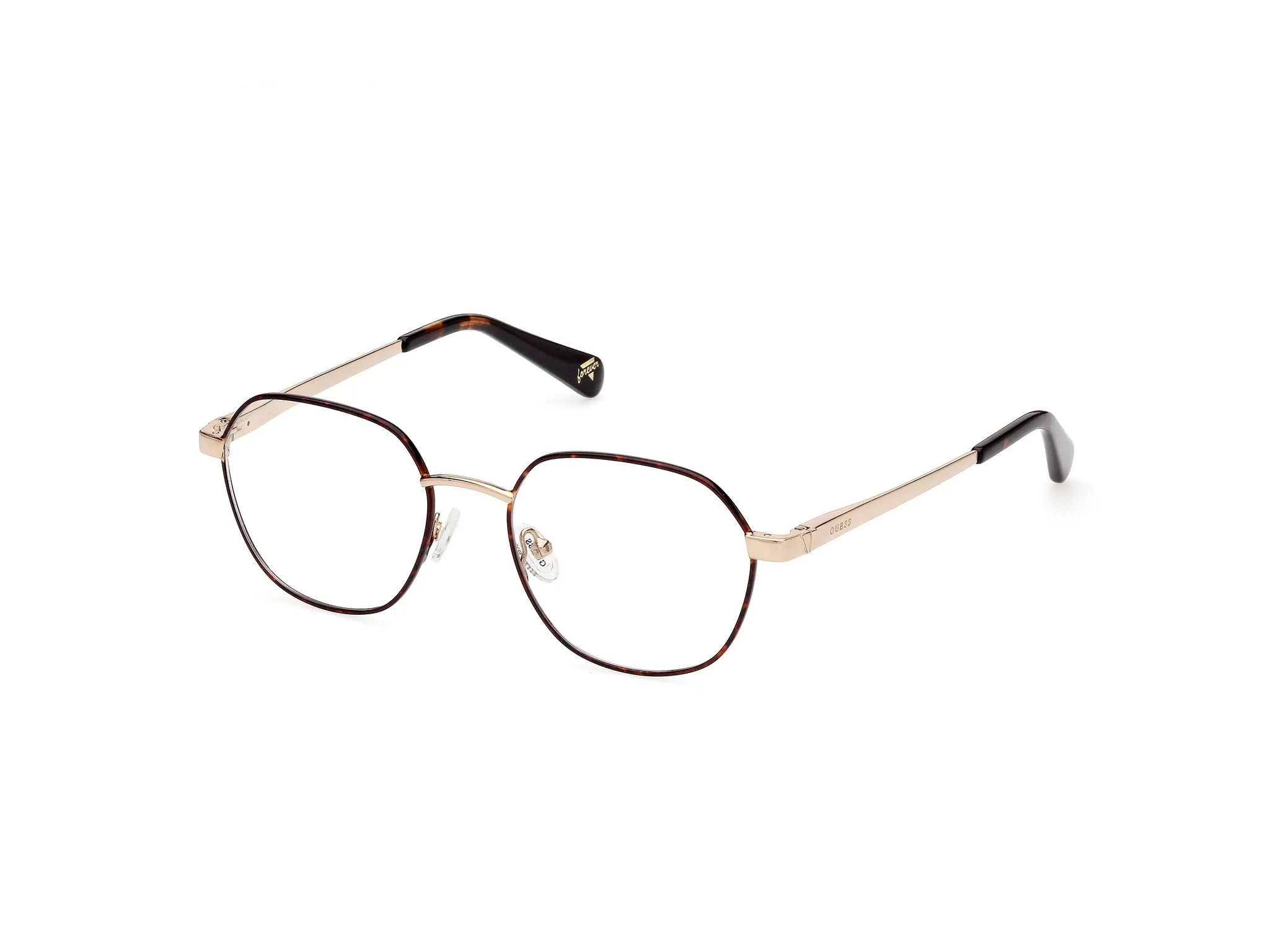 Guess GU5222 52 Montature da vista Metallo Havana Rotonda Normale