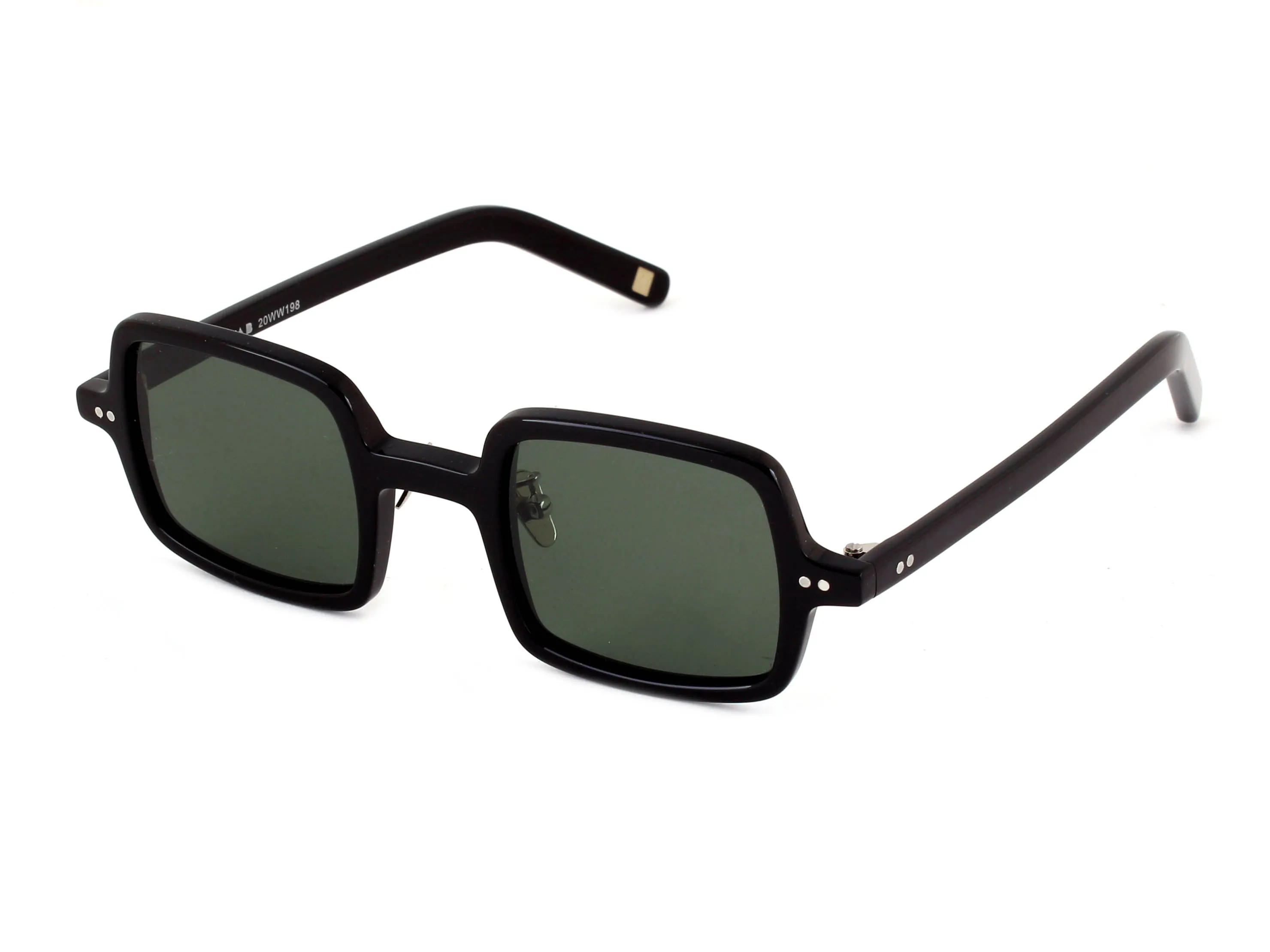XLAB Santorini Occhiali da sole Acetato Havana Blu Squadrata Polarizzata