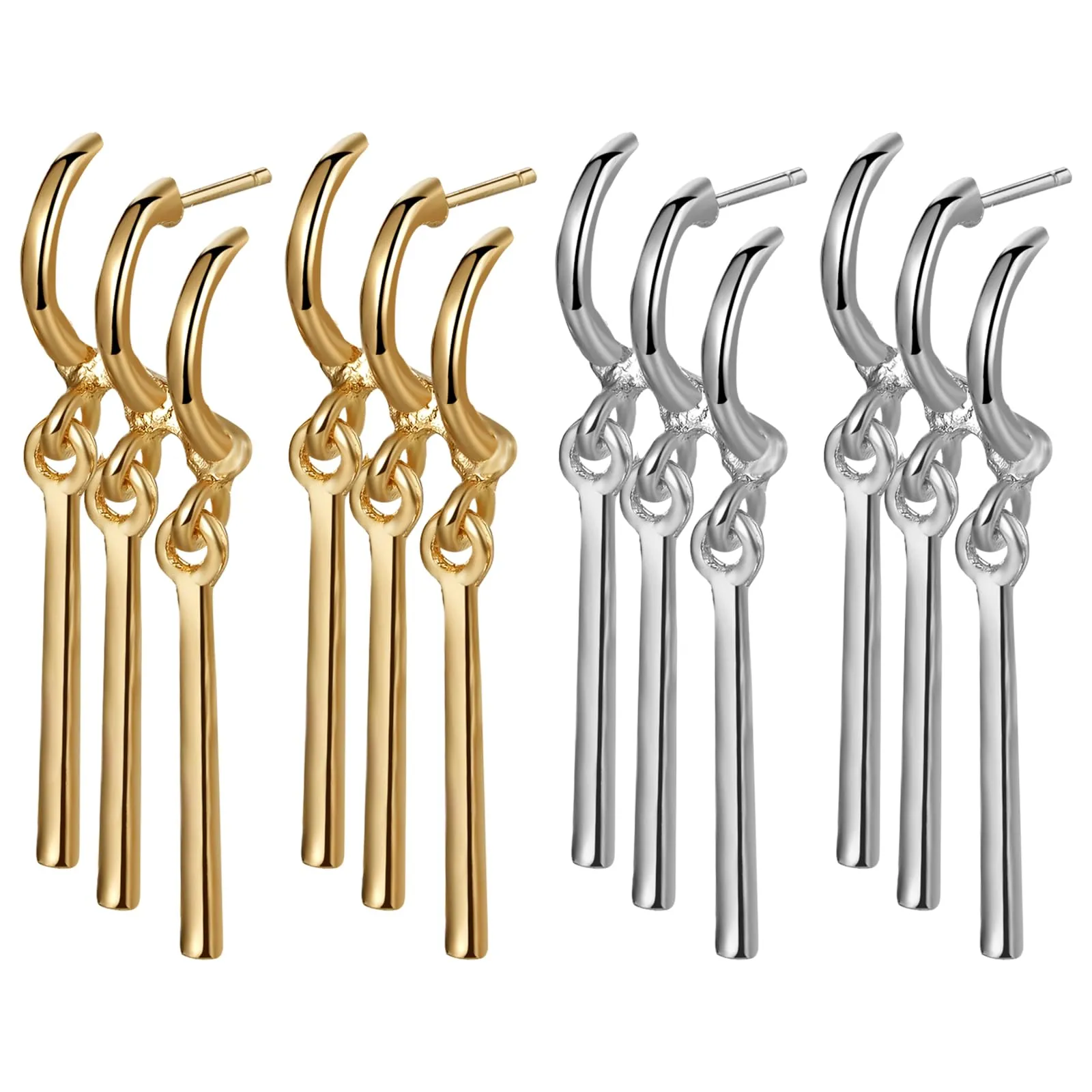 JewelryWe One Piece orecchini da uomo in acciaio inox Roronoa Zoro orecchini a cerchio Huggie orecchini clip on orecchini pendenti anime cosplay gioielli per gli amanti degli anime di Lorenor Zorro