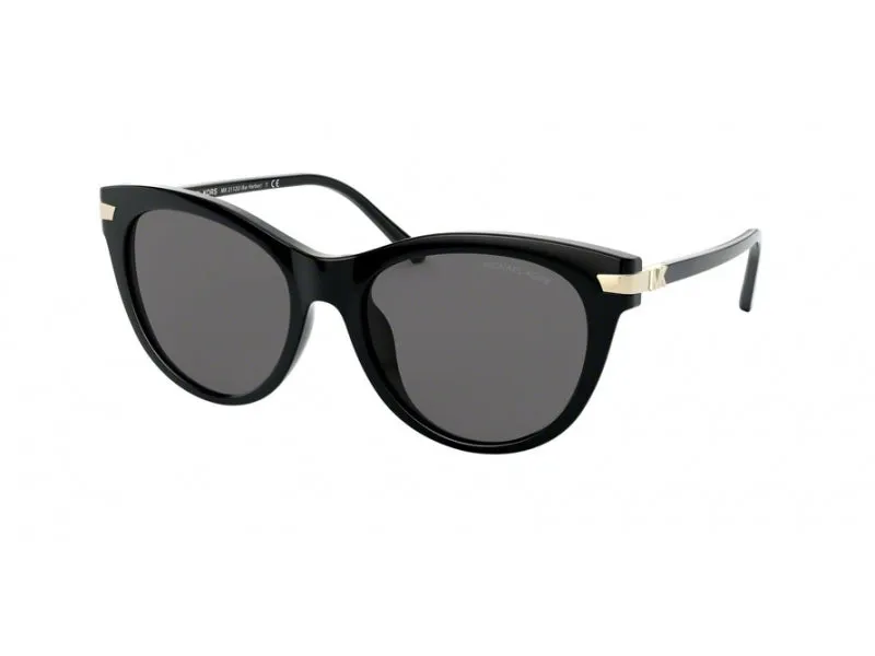 Michael Kors MK2112U BAR HARBOR 333287 Occhiali da sole Plastica Nero Grigio Cat Eye Normale