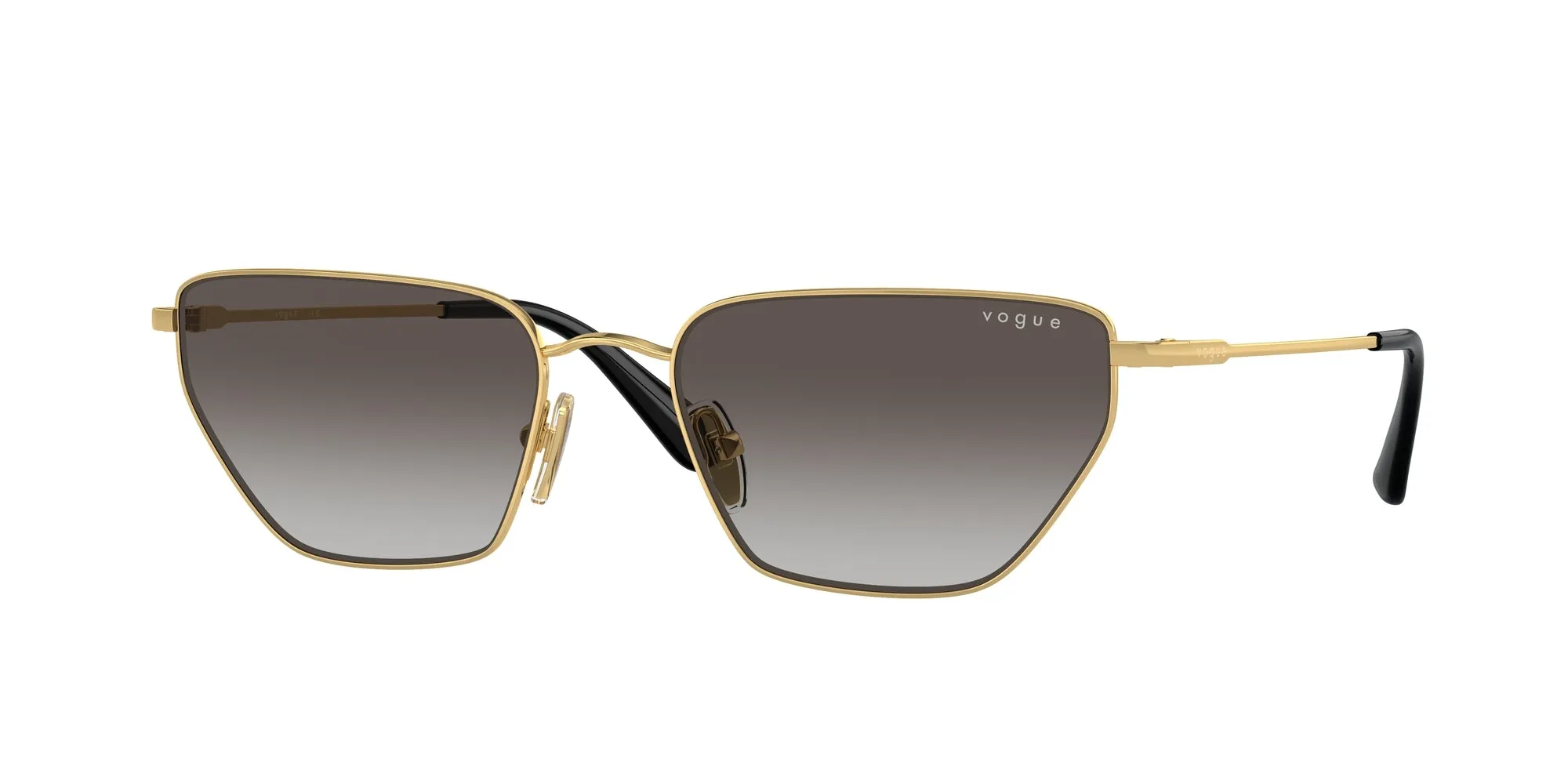VOGUE EYEWEAR VO4316S 280/8G Occhiali da sole Metallo Oro Grigio Geometrica Normale Sfumato