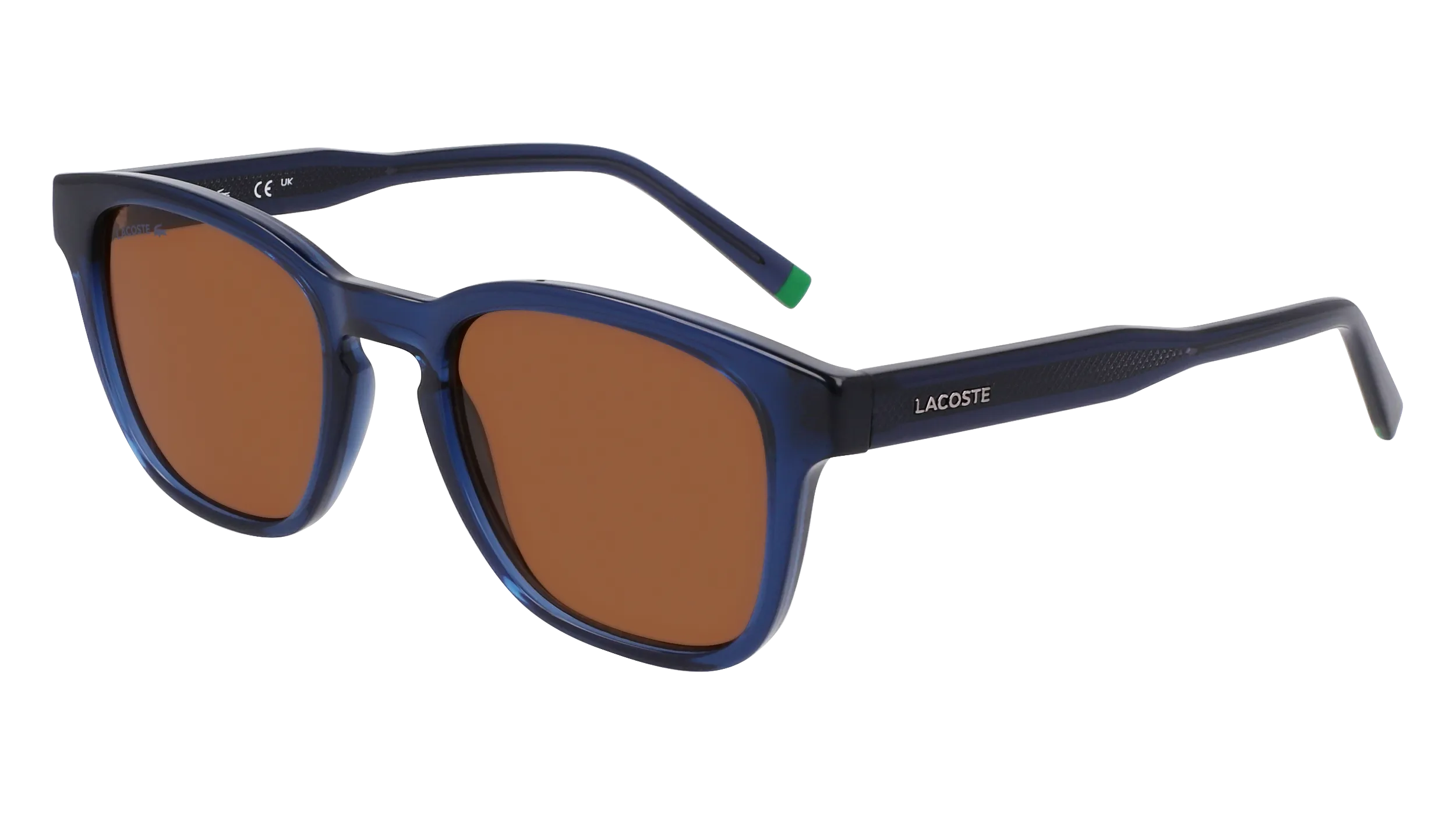 Lacoste L6026S 410 Occhiali da sole Bio-iniettato Blu Squadrata Normale Normale