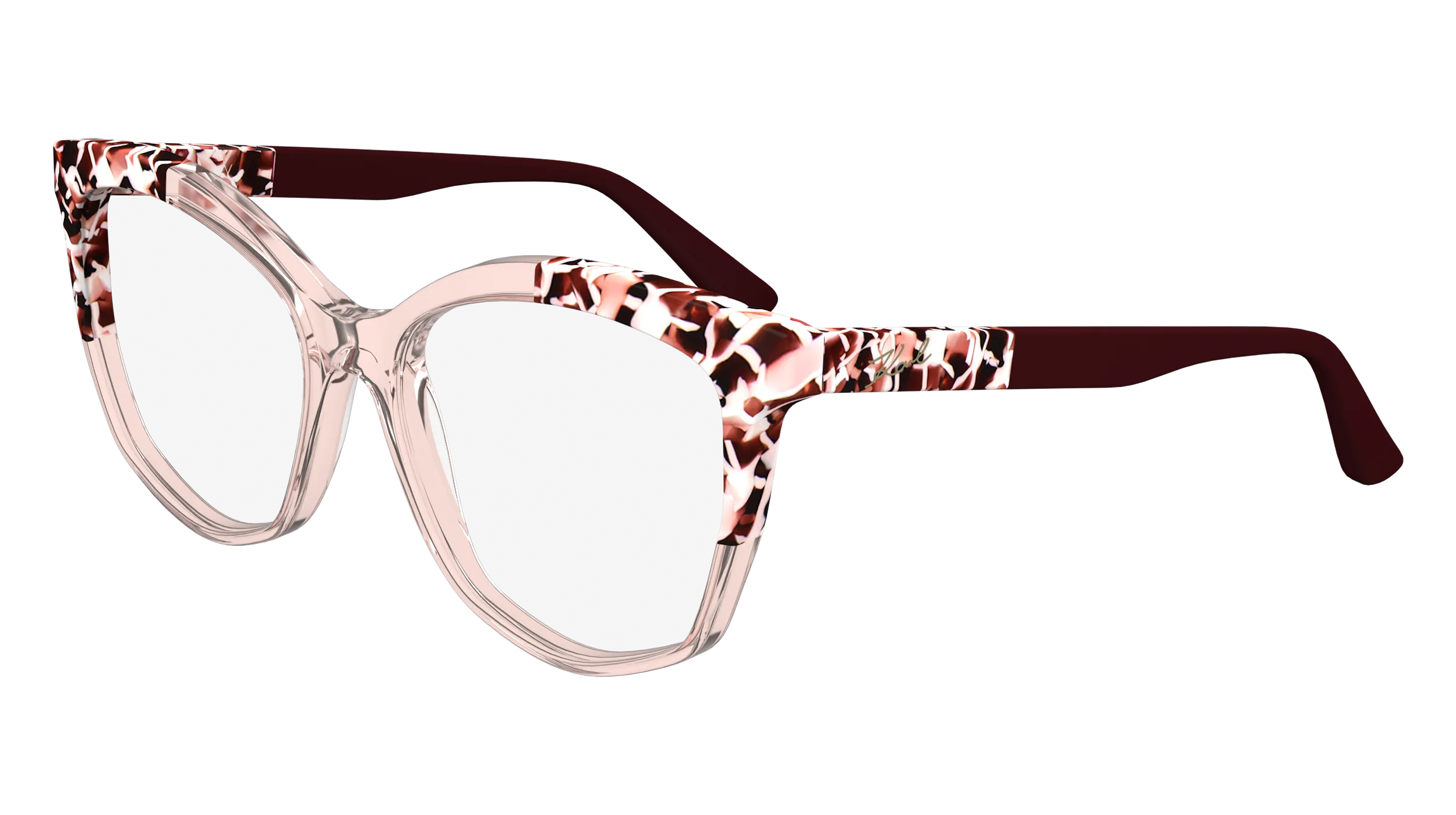 Karl Lagerfeld KL6154 618 Montature da vista Acetato Rosa Squadrata Normale Normale