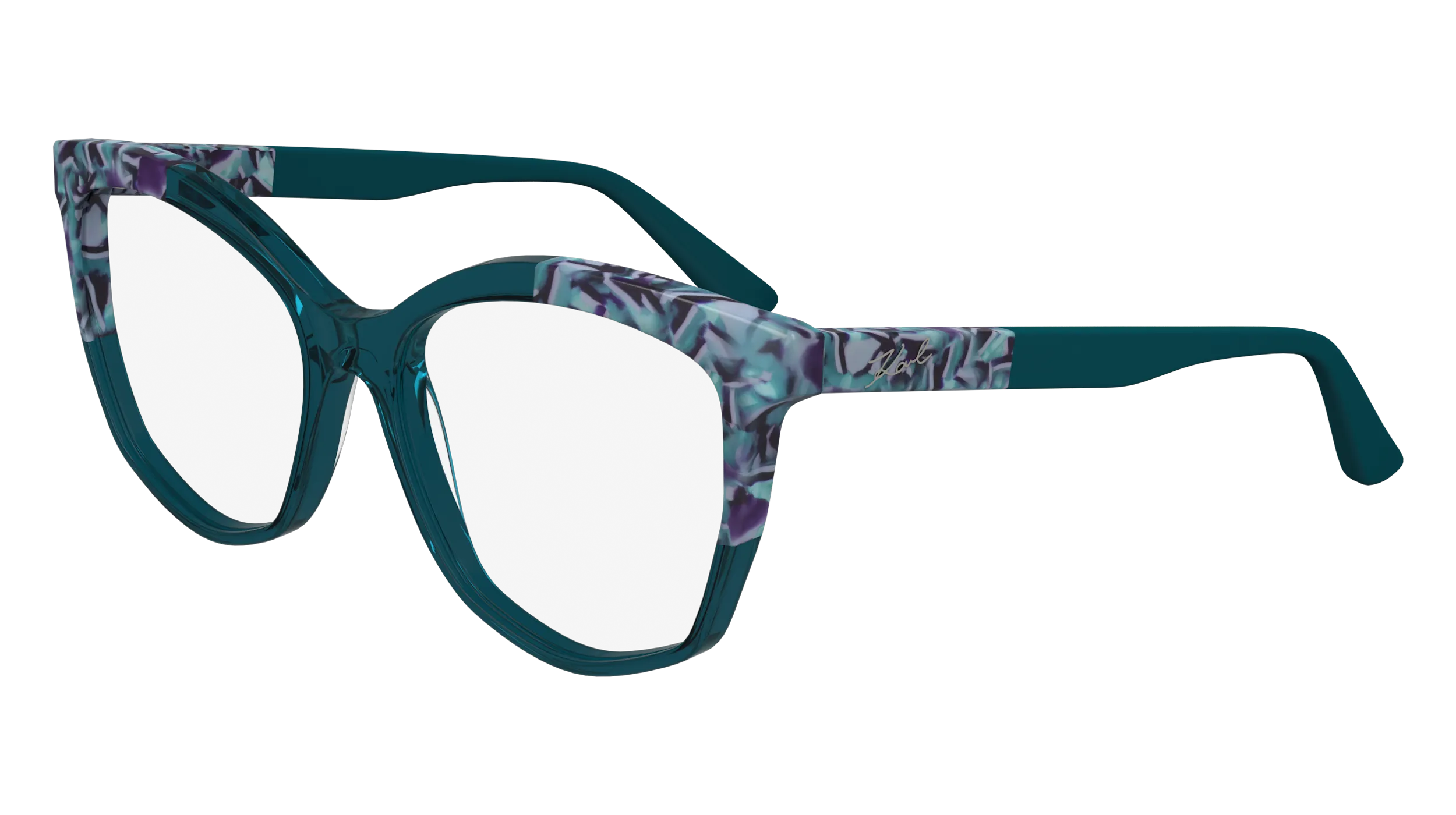 Karl Lagerfeld KL6154 434 Montature da vista Acetato Blu Squadrata Normale Normale