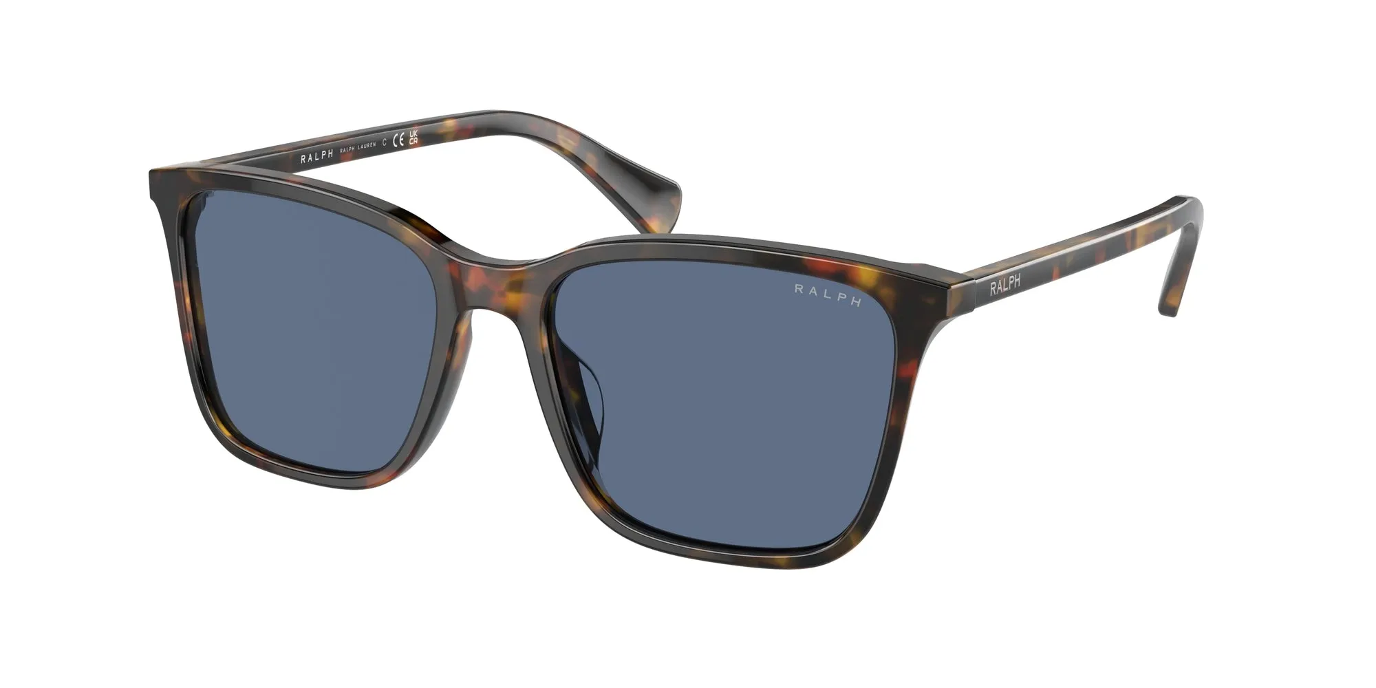 Ralph Lauren RA5314U 513480 Occhiali da sole Acetato Marrone Blu Pillow Normale