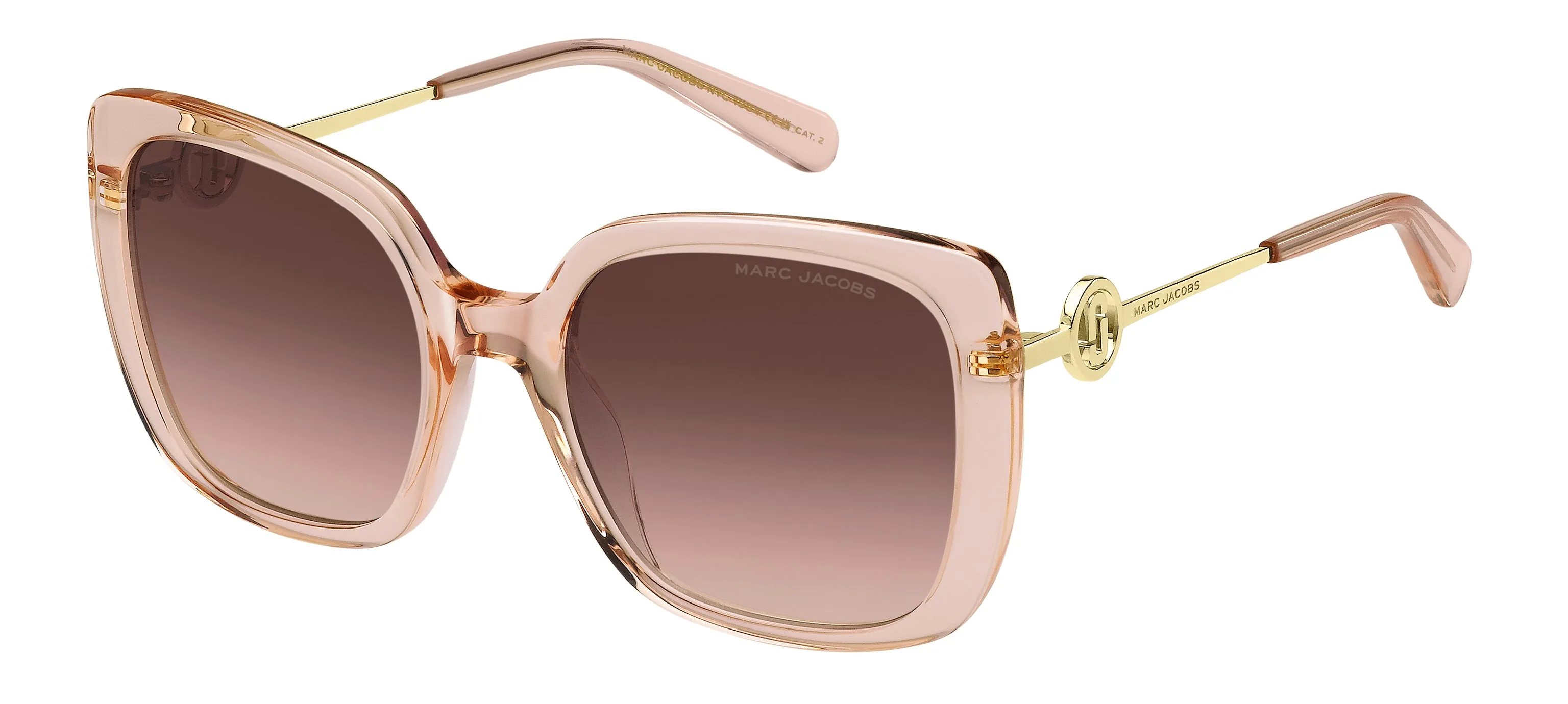 Marc Jacobs MARC 727/S 35J/HA Occhiali da sole Acetato Rosa Marrone Squadrata Sfumato