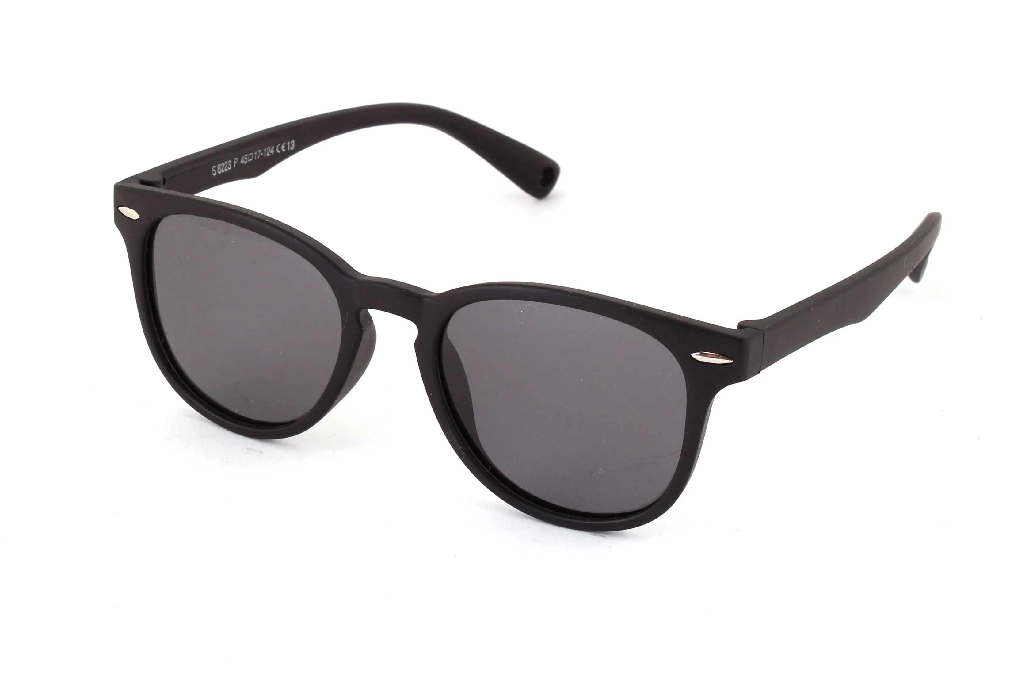 EXIT Bambino OCCH. SOLE BAMB. PLAST. S8223 C.13 NERO OP./FUMO *3P Occhiali da sole bambino Plastica Nero Grigio Pantos Polarizzata