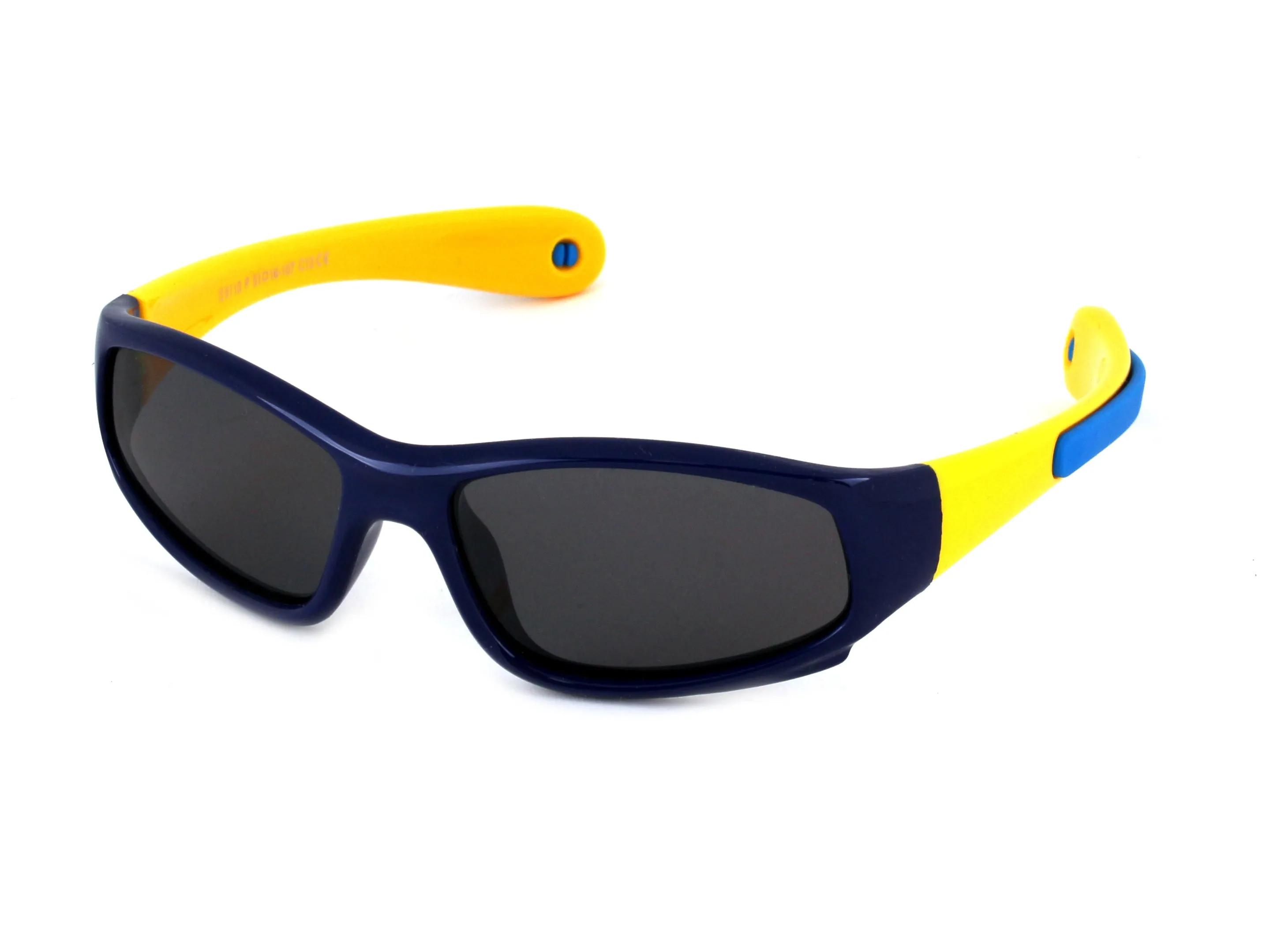 EXIT Bambino OCCH. SOLE BAMB. PLAST. S8110 C.12 BLU-GIALLO/FUMO *3P Occhiali da sole bambino Plastica Blu Grigio Maschera Polarizzata