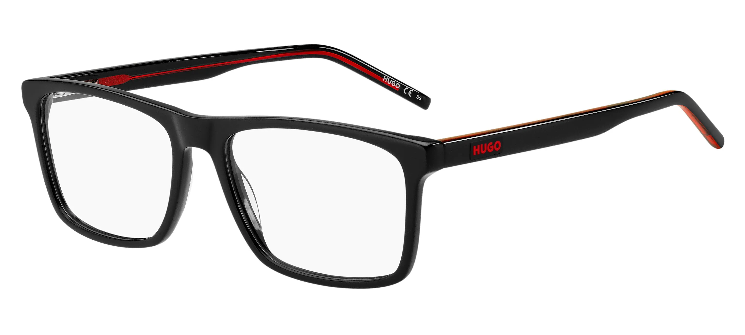 Hugo Boss HG 1198 807 Montature da vista Acetato Nero Squadrata