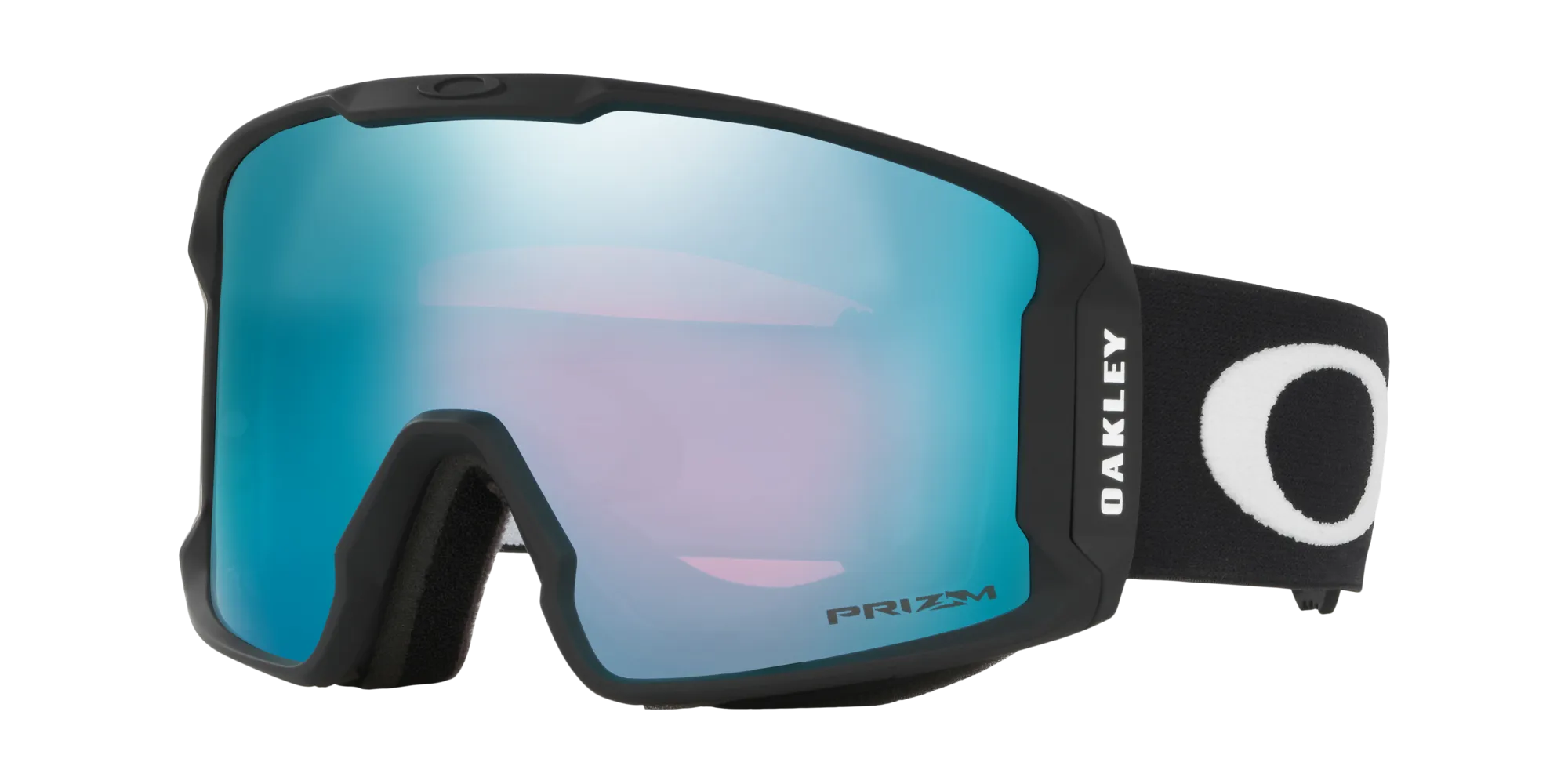 Oakley OO7070 LINE MINER L 707004 Maschere da sci O_Matter Nero Blu Maschera Normale Prizm