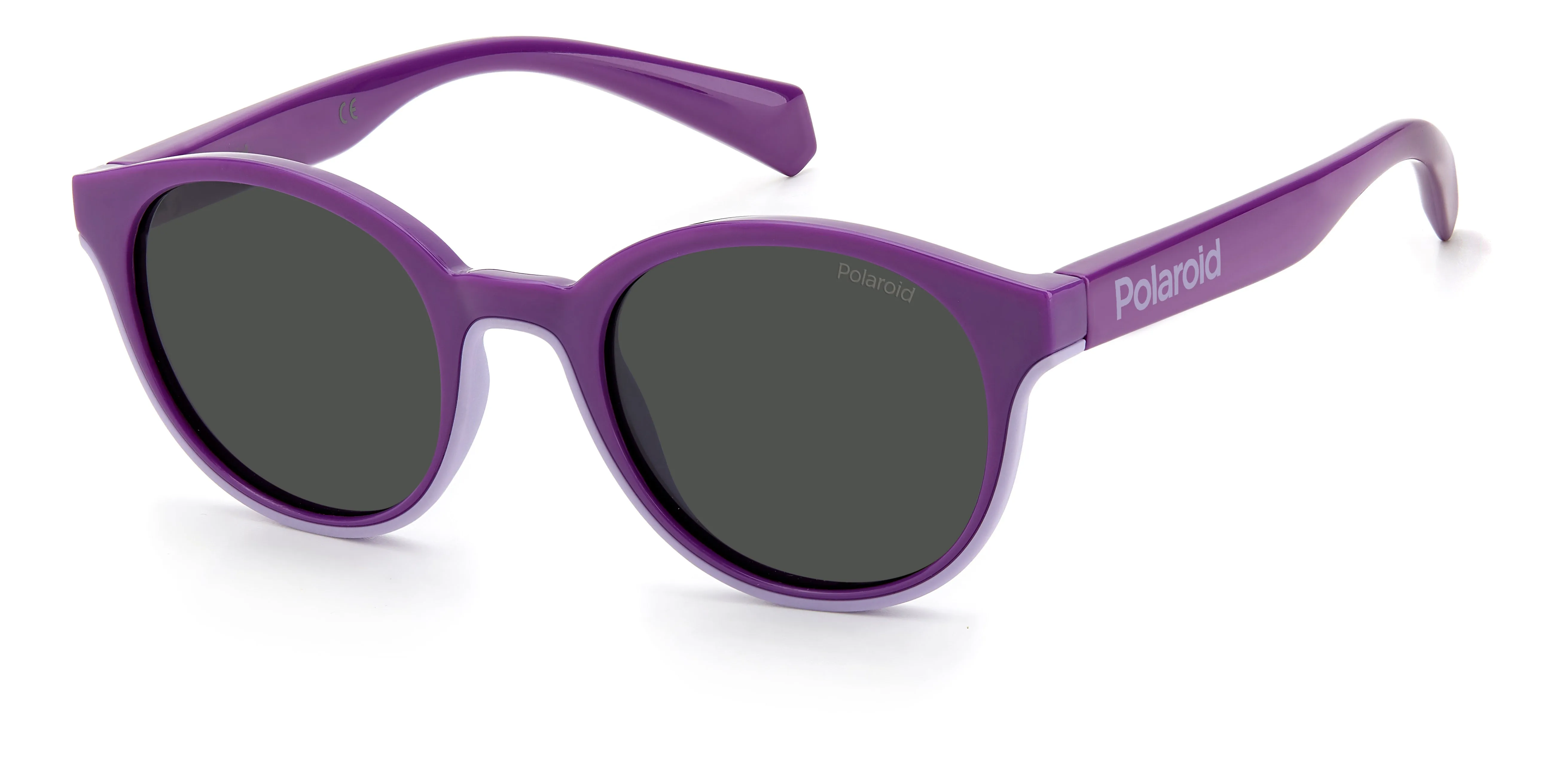 Polaroid PLD 8040/S RY8/M9 Occhiali da sole bambino Plastica Viola Grigio Rotonda