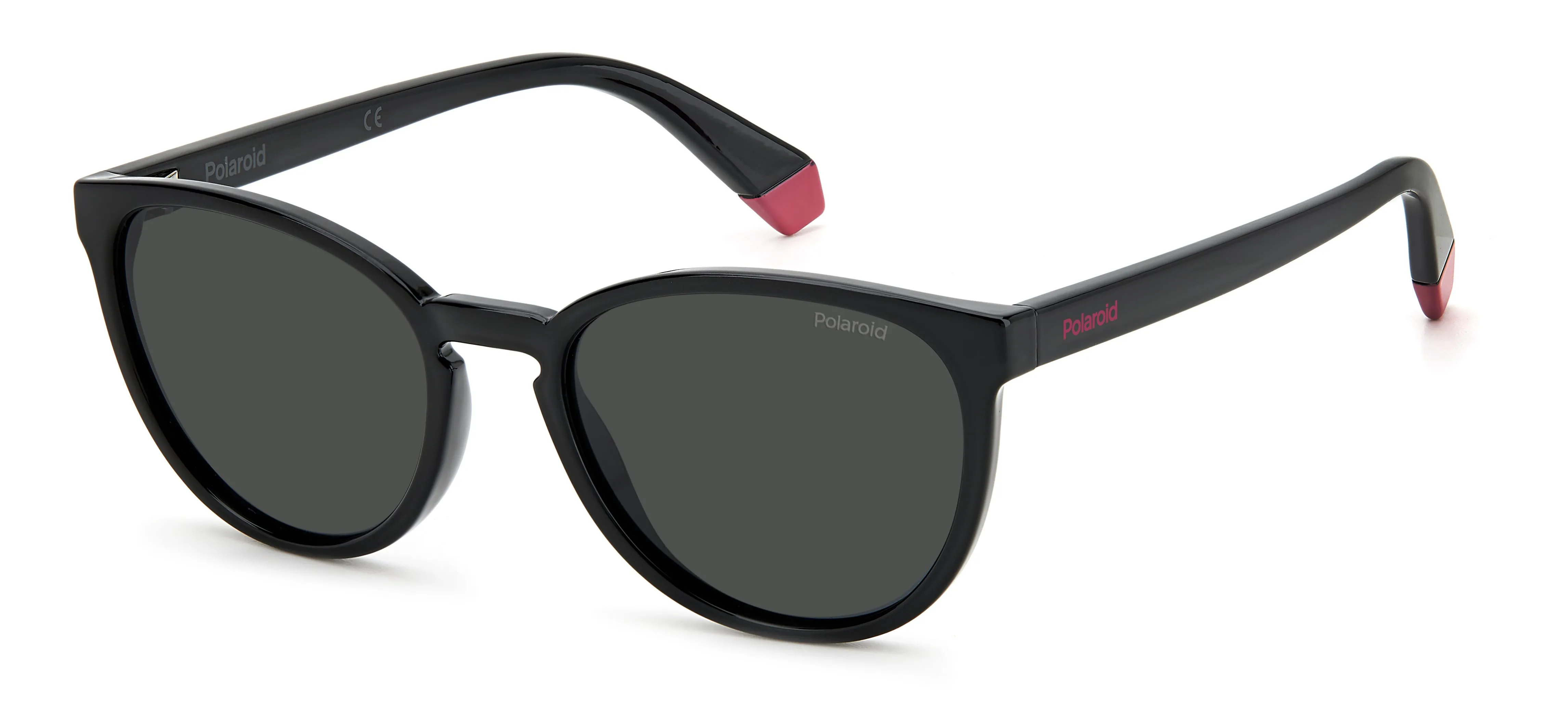 Polaroid PLD 8047/S 807/M9 Occhiali da sole bambino Plastica Nero Grigio Cat Eye