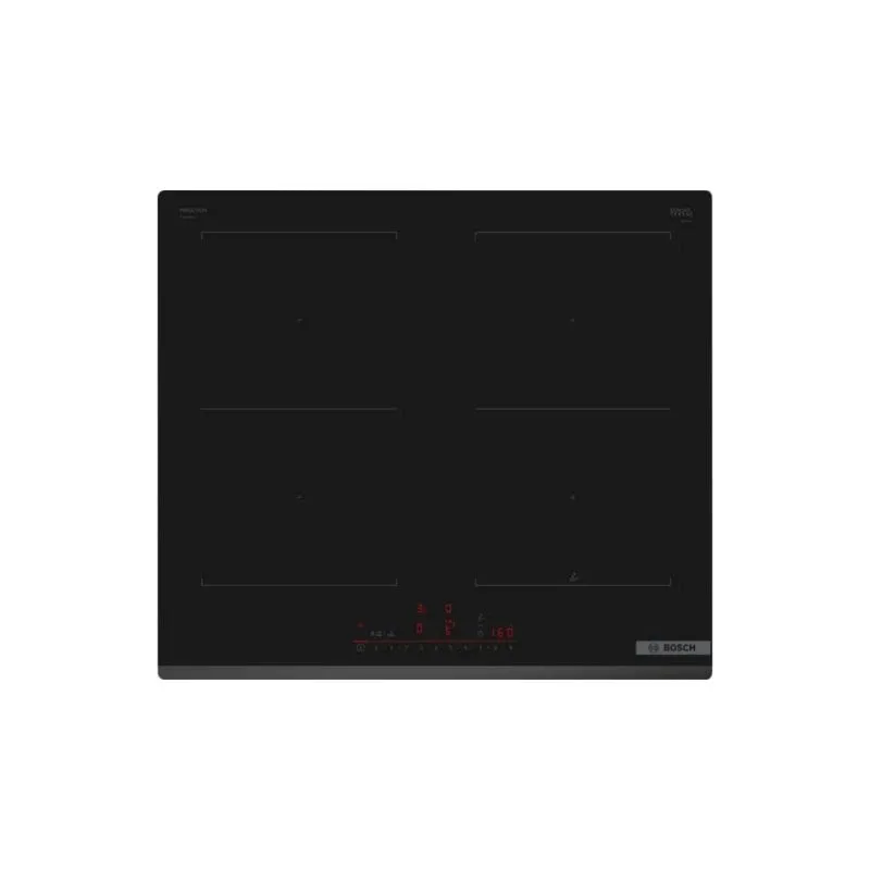 Piano Cottura Bosch Serie 6 PVQ631HC1E 4 Zone Nero Induzione Integrato 59.2cm