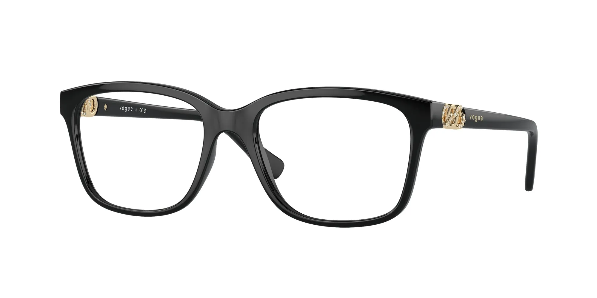 VOGUE EYEWEAR VO5574B W44 Montature da vista Nylon Nero Pillow Normale