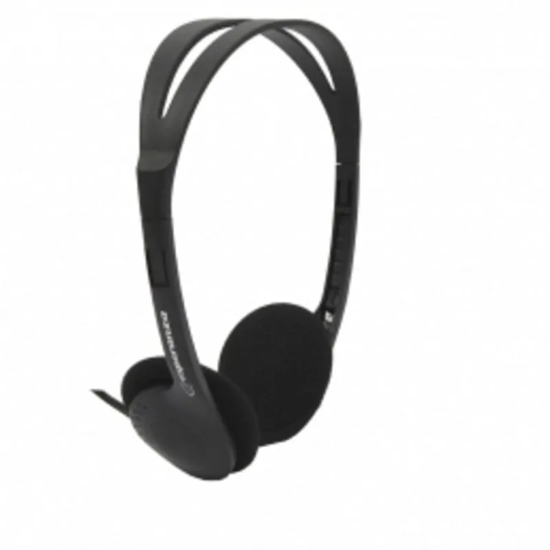 Auricolari Esperanza EH119 con cavo Jack 3,5 mm per musica supraurali neri
