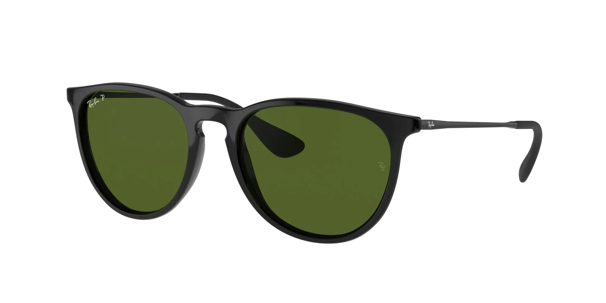 Ray - Ban RB4171F ERIKA 601/2P Occhiali da sole Nylon Nero G15 Pantos Polarizzata